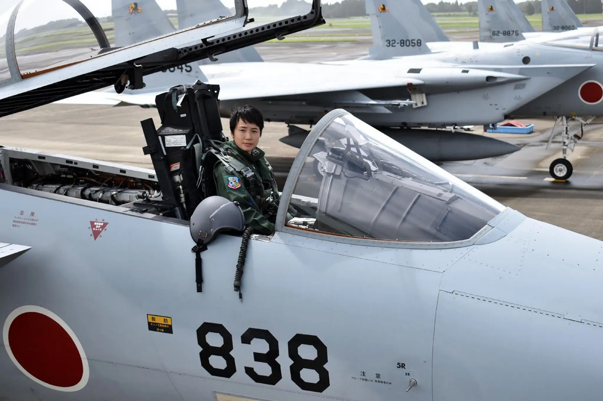 Prvá japonská pilotka na stíhačke.