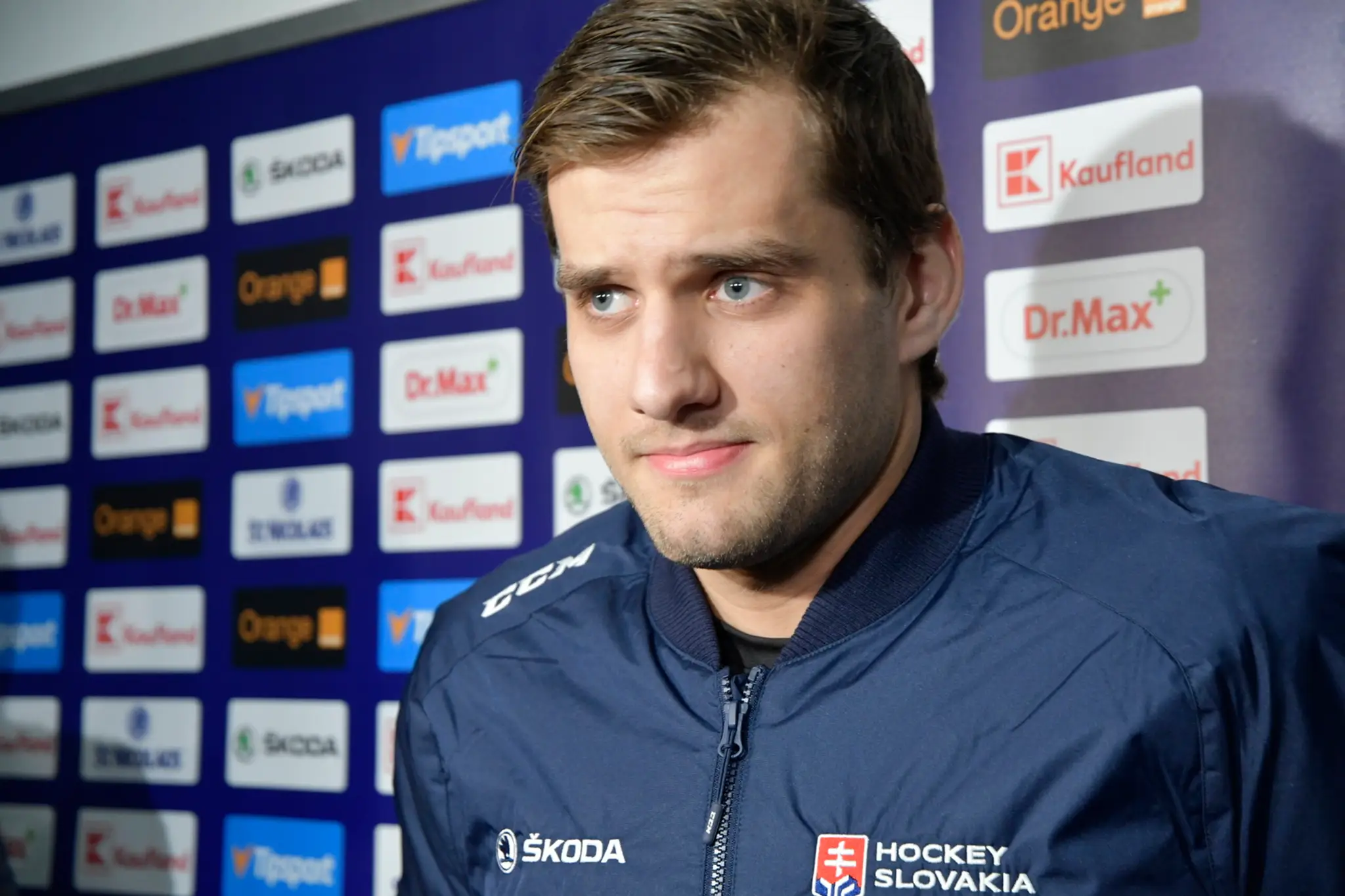 Obranca Christián Jaroš na zraze reprezentácie počas prípravy pred MS.