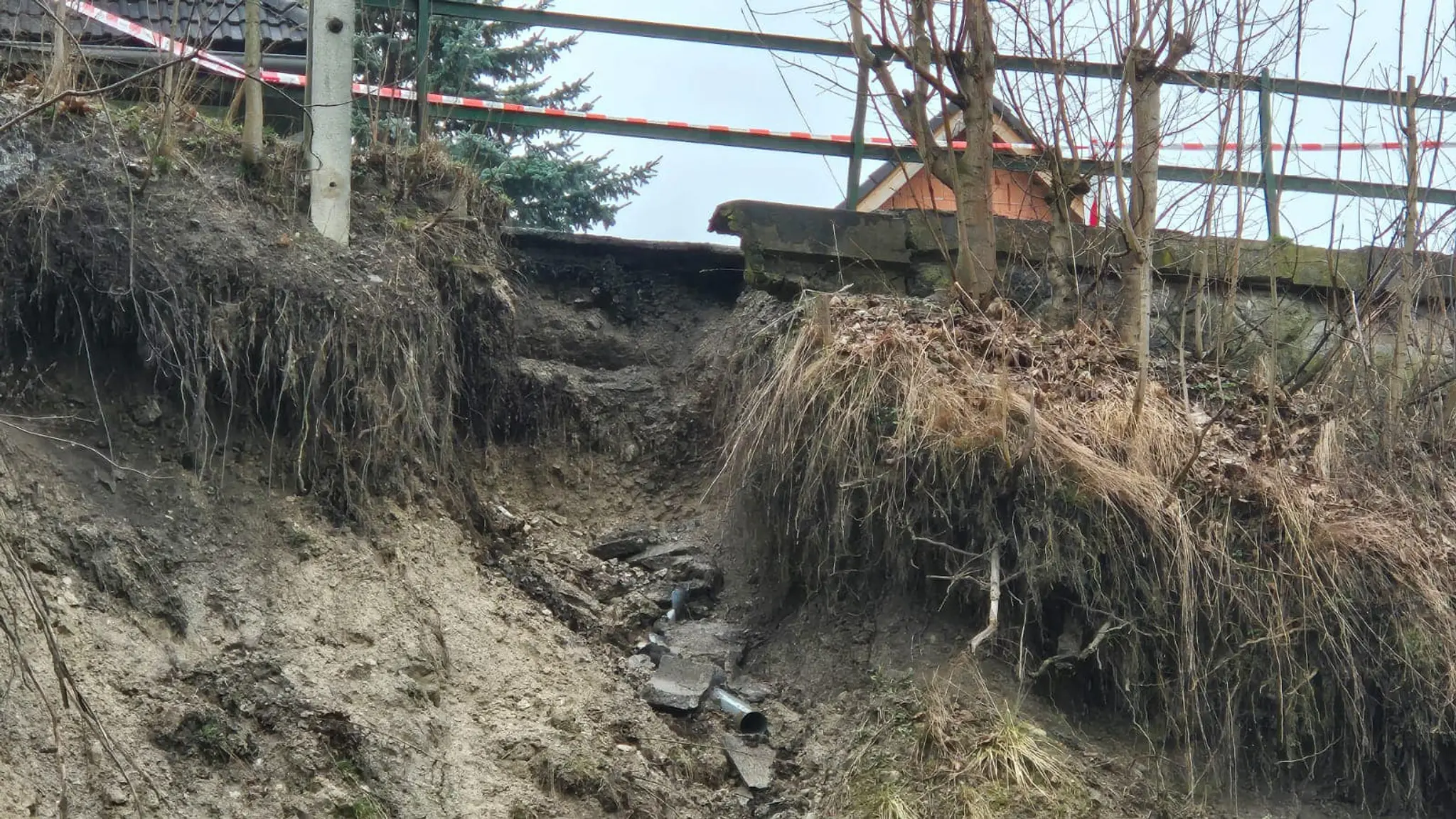 Zosun pôdy v Ružomberku. 