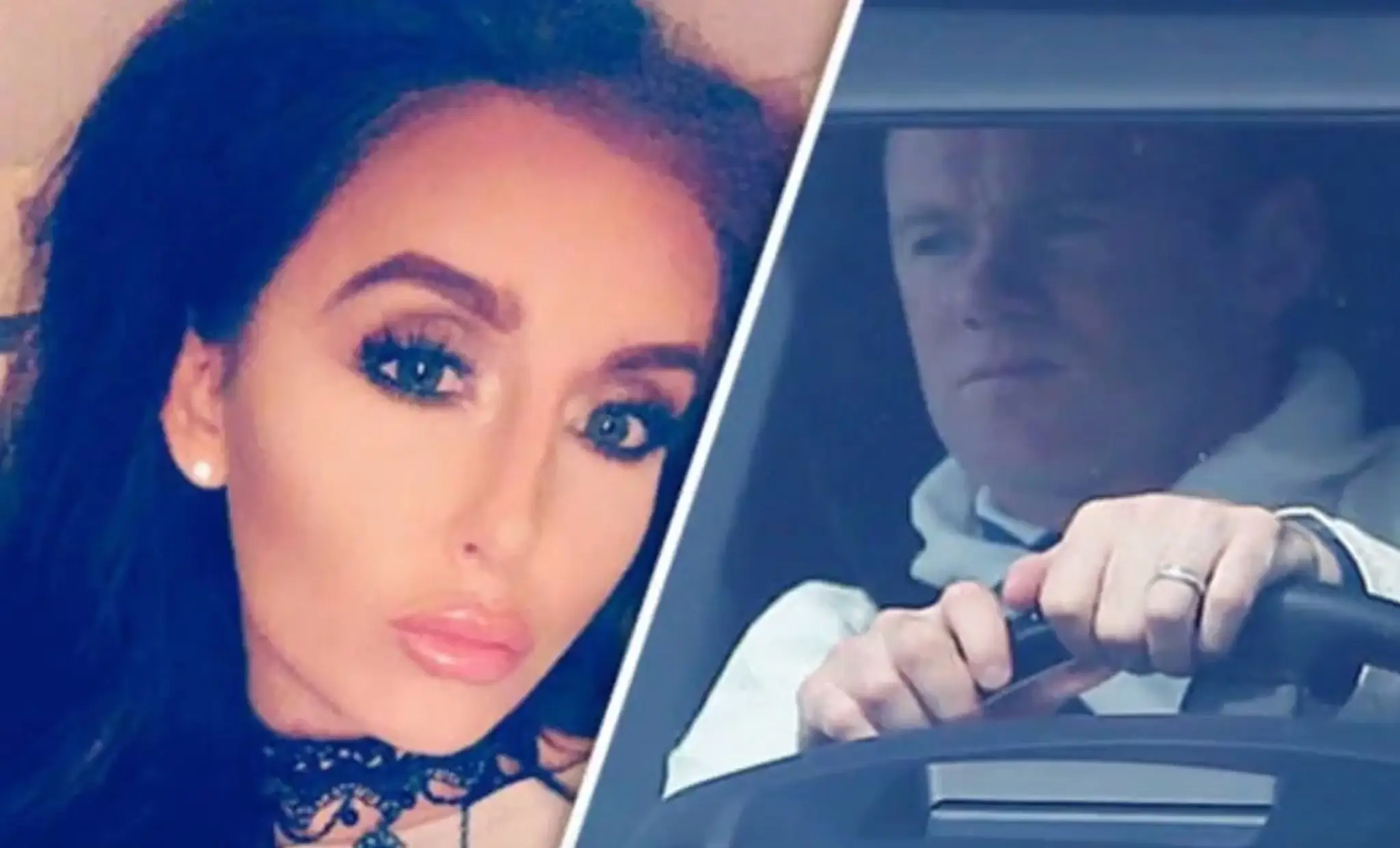 Laura Simpson a Wayne Rooney.