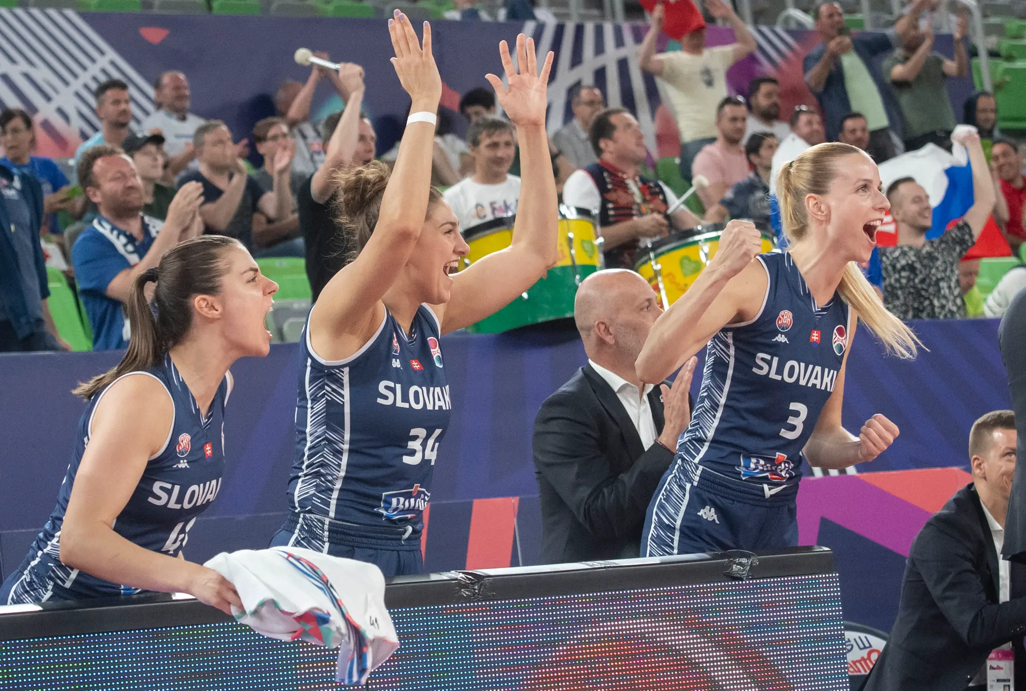 Slovenské basketbalistky