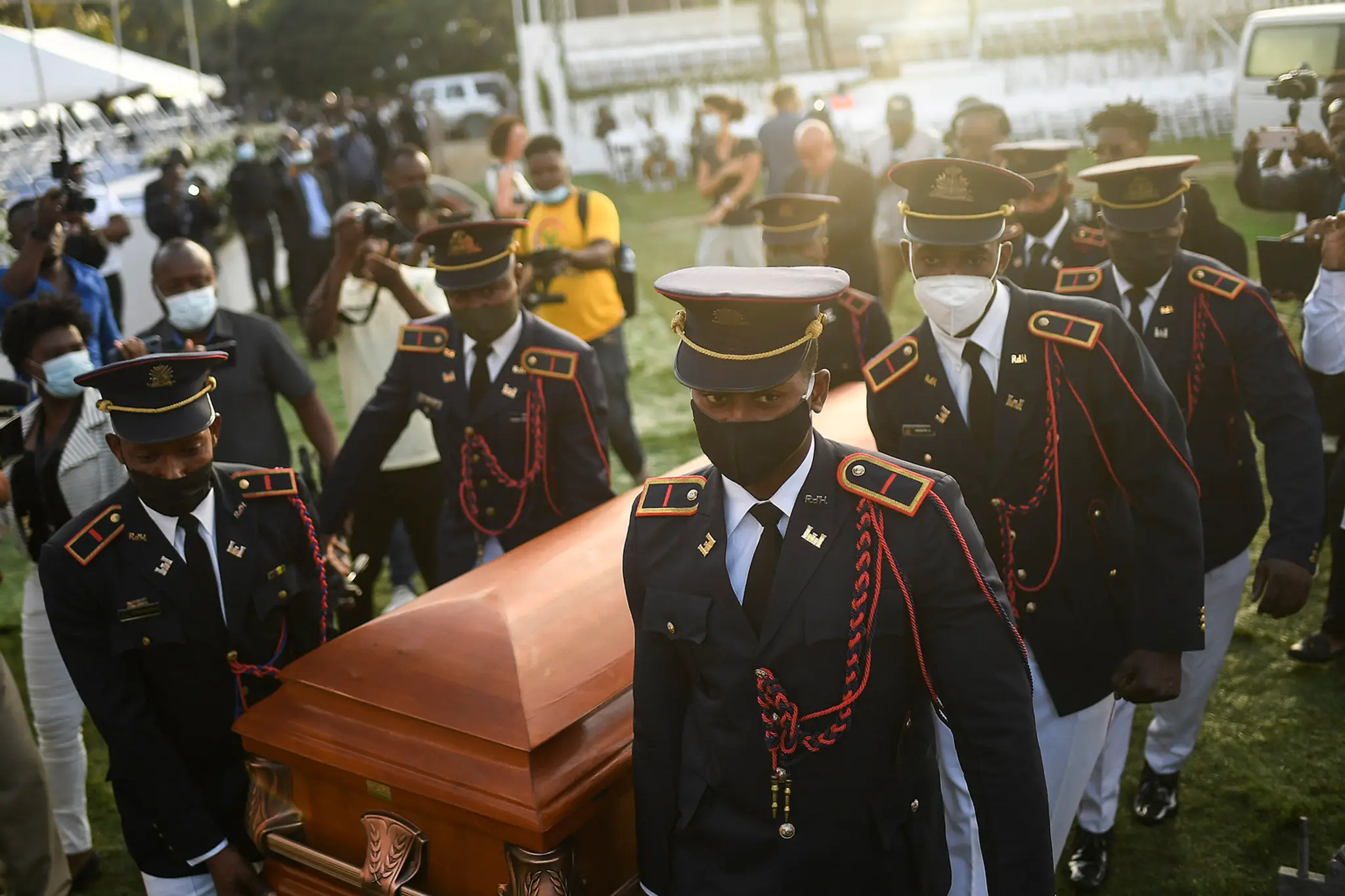 Pohreb zavraždeného prezidenta Haiti sprevádzali násilnosti