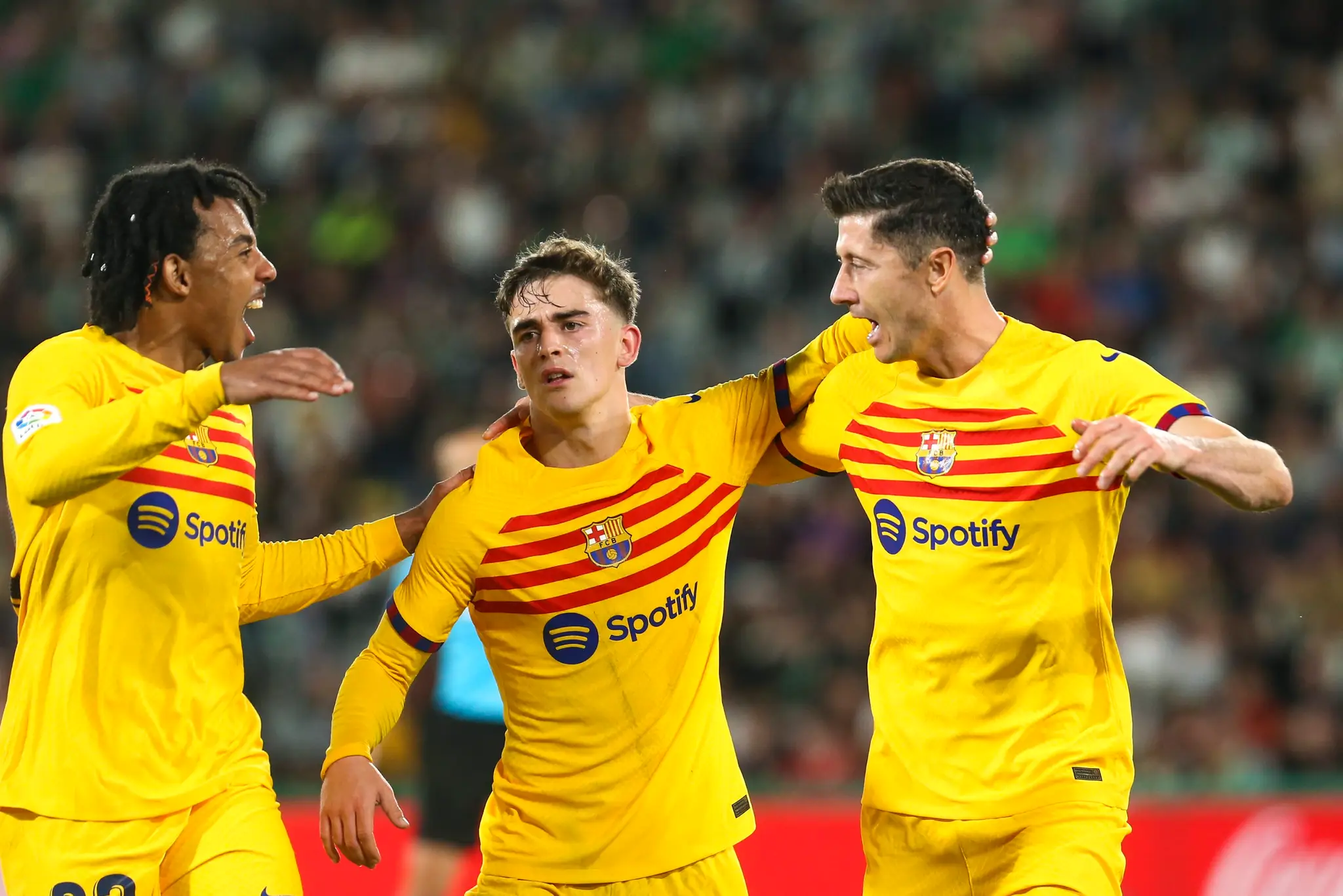 Futbalisti FC Barcelona.