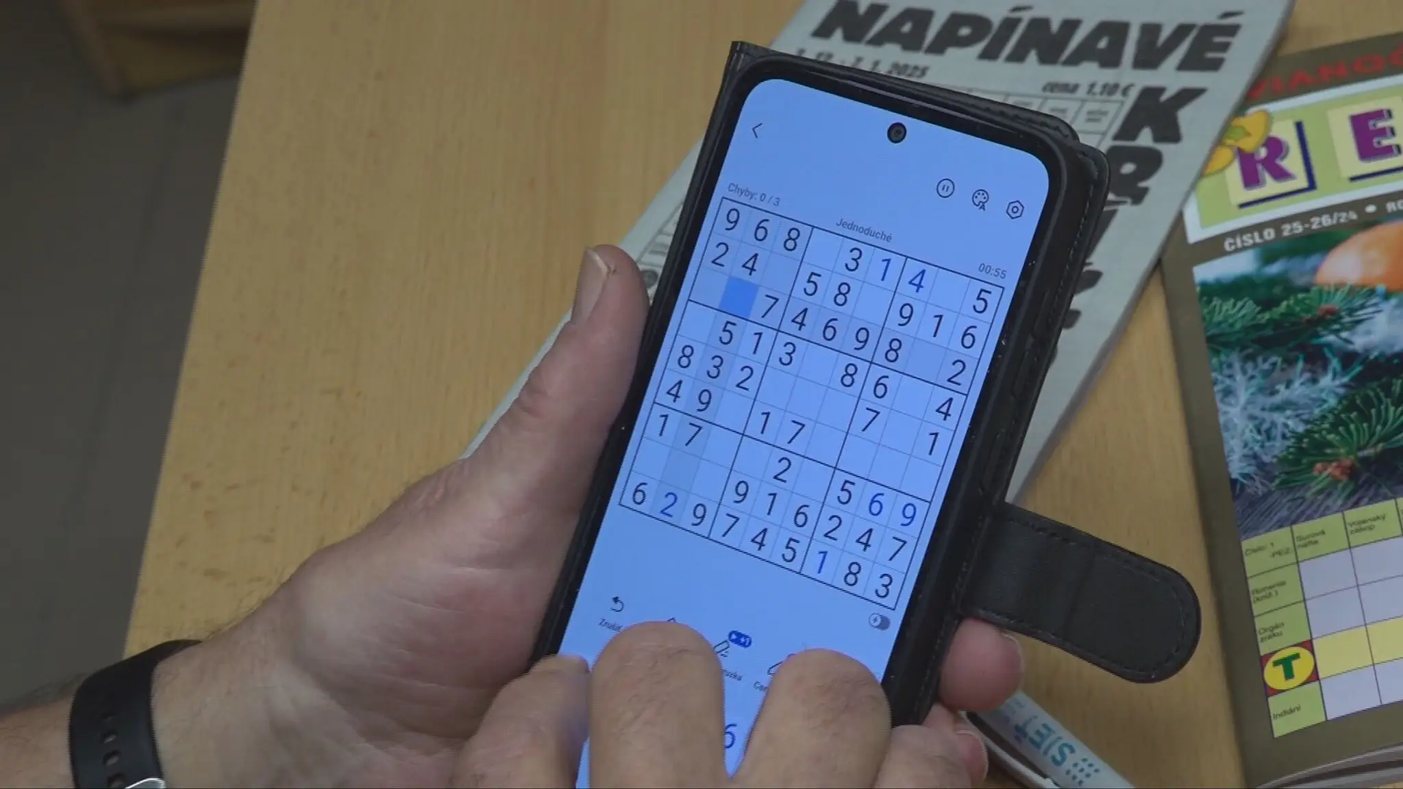 Sudoku na telefóne