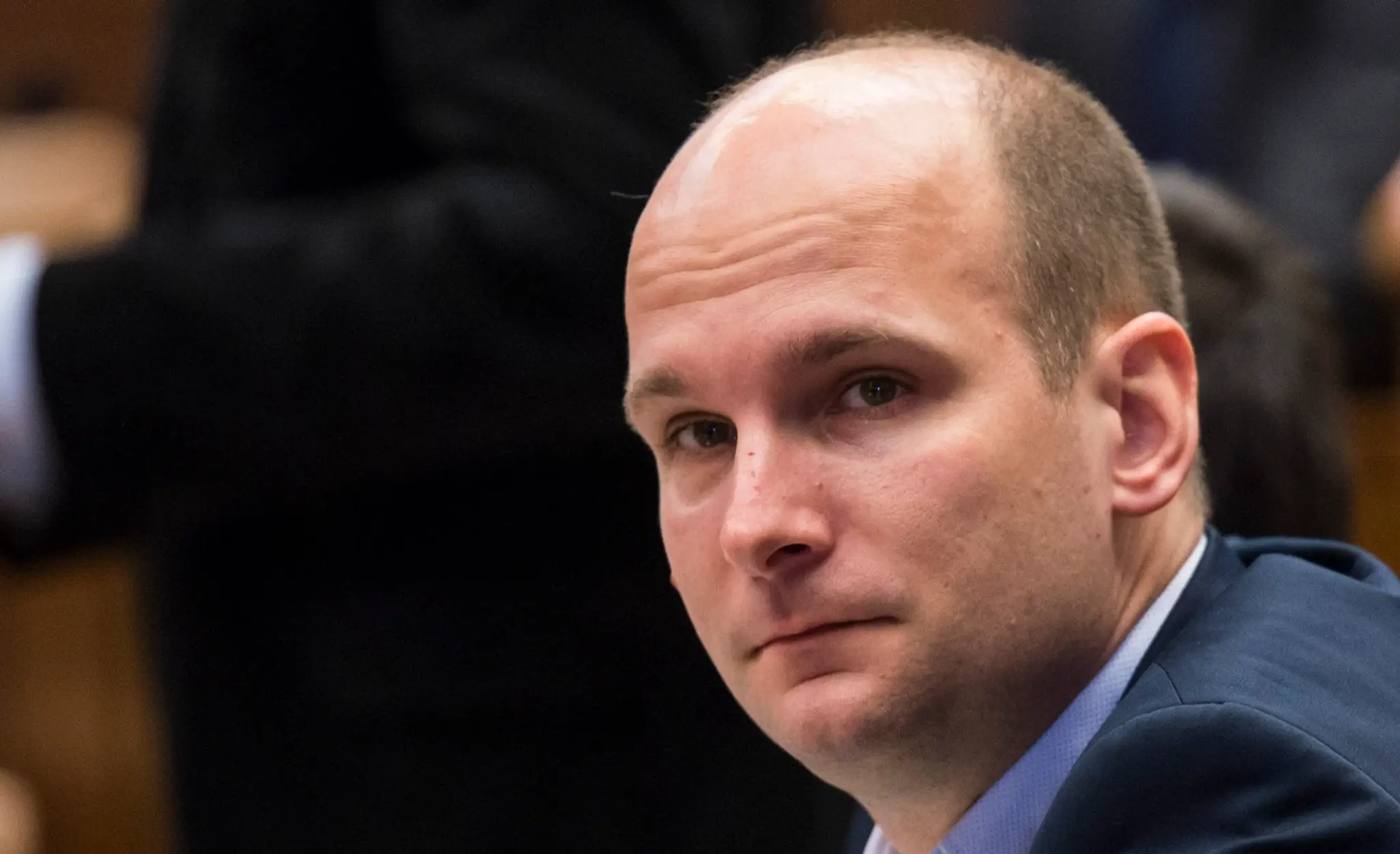 Gábor Grendel počas 14. schôdze Národnej rady Slovenskej republiky.