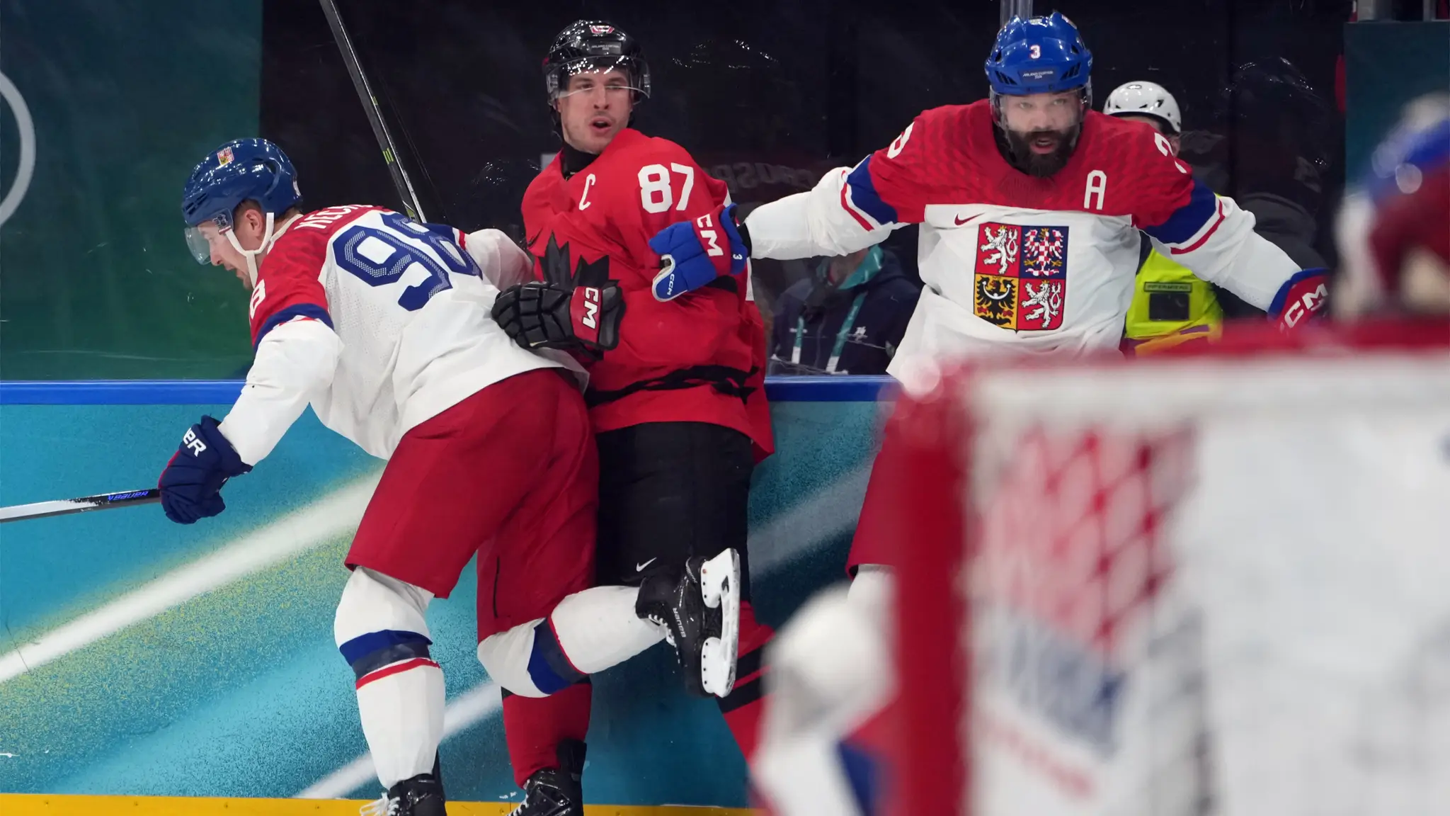Sidney Crosby nedohral zápas proti Česku. (cropped)