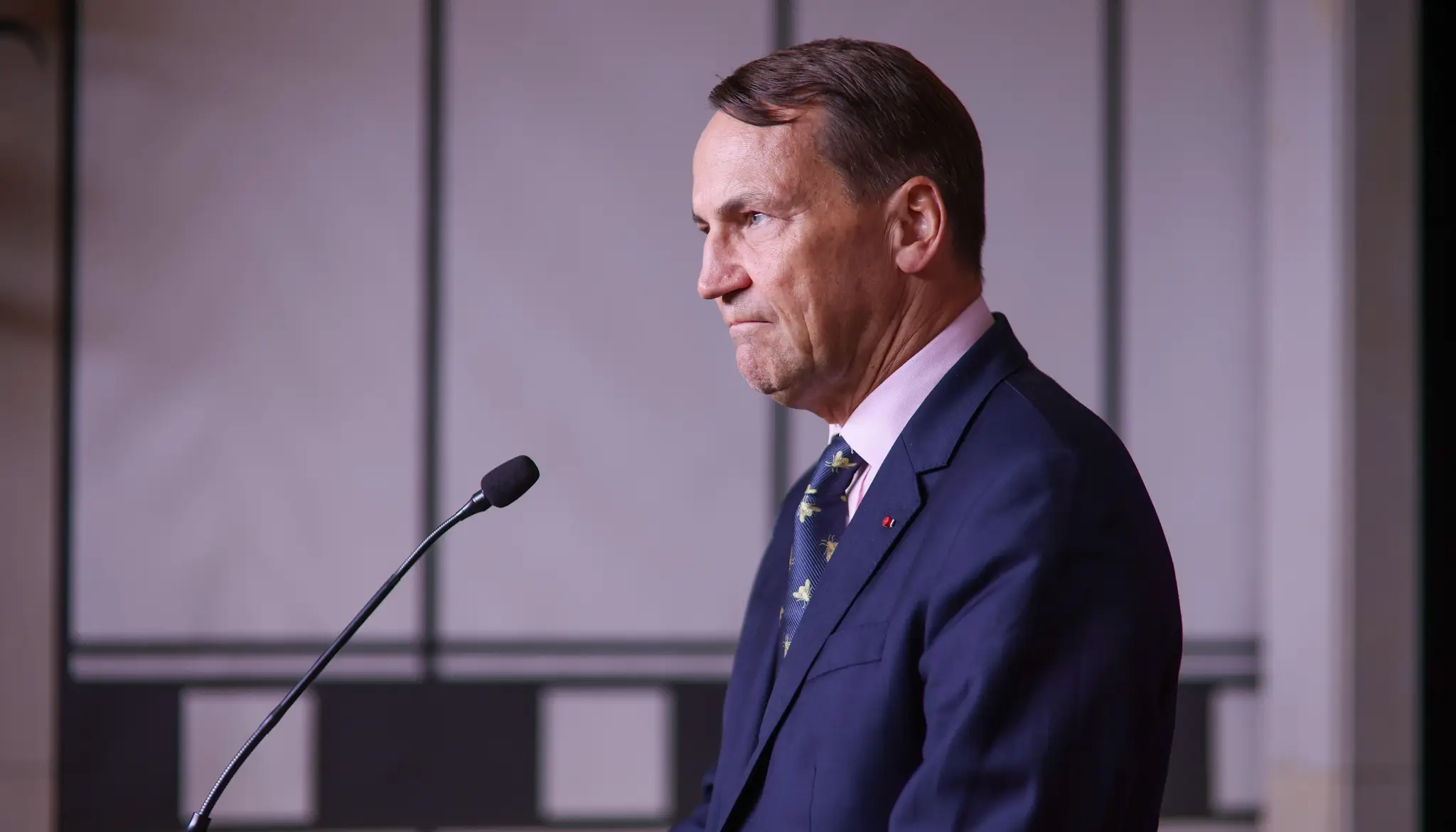 Na snímke poľský minister zahraničných vecí Radoslaw Sikorski.