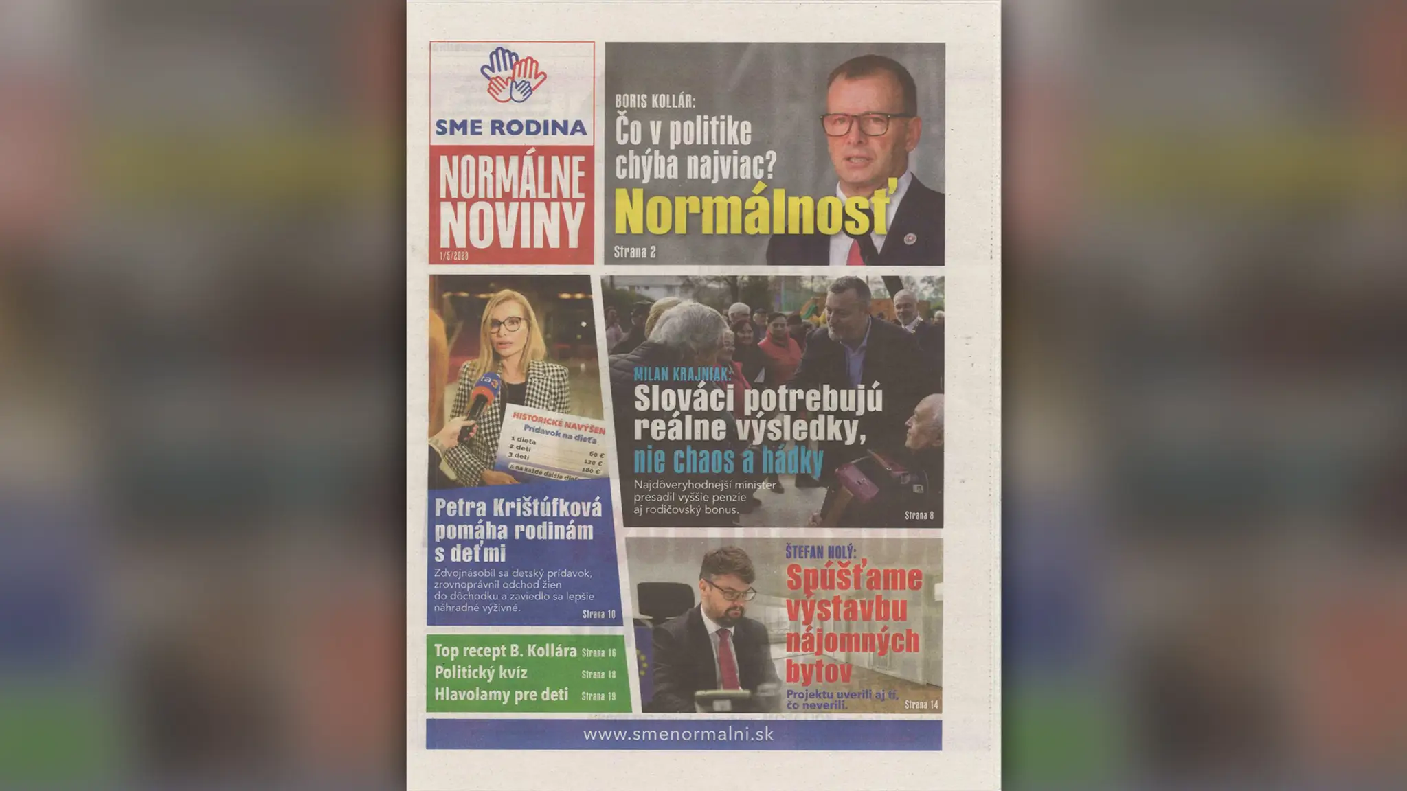 "Normálne noviny" Sme rodina 1