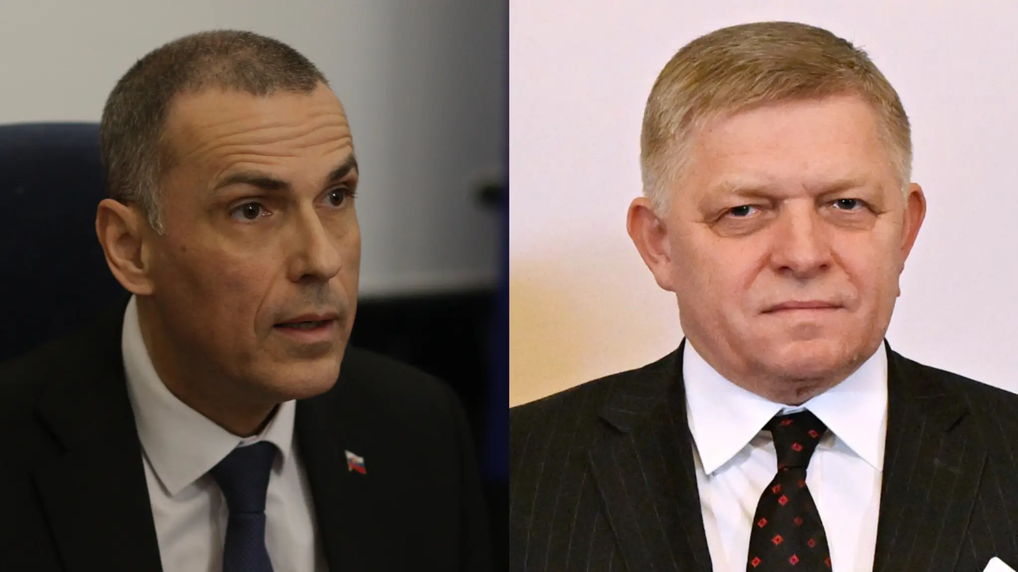 Maroš Žilinka a Robert Fico