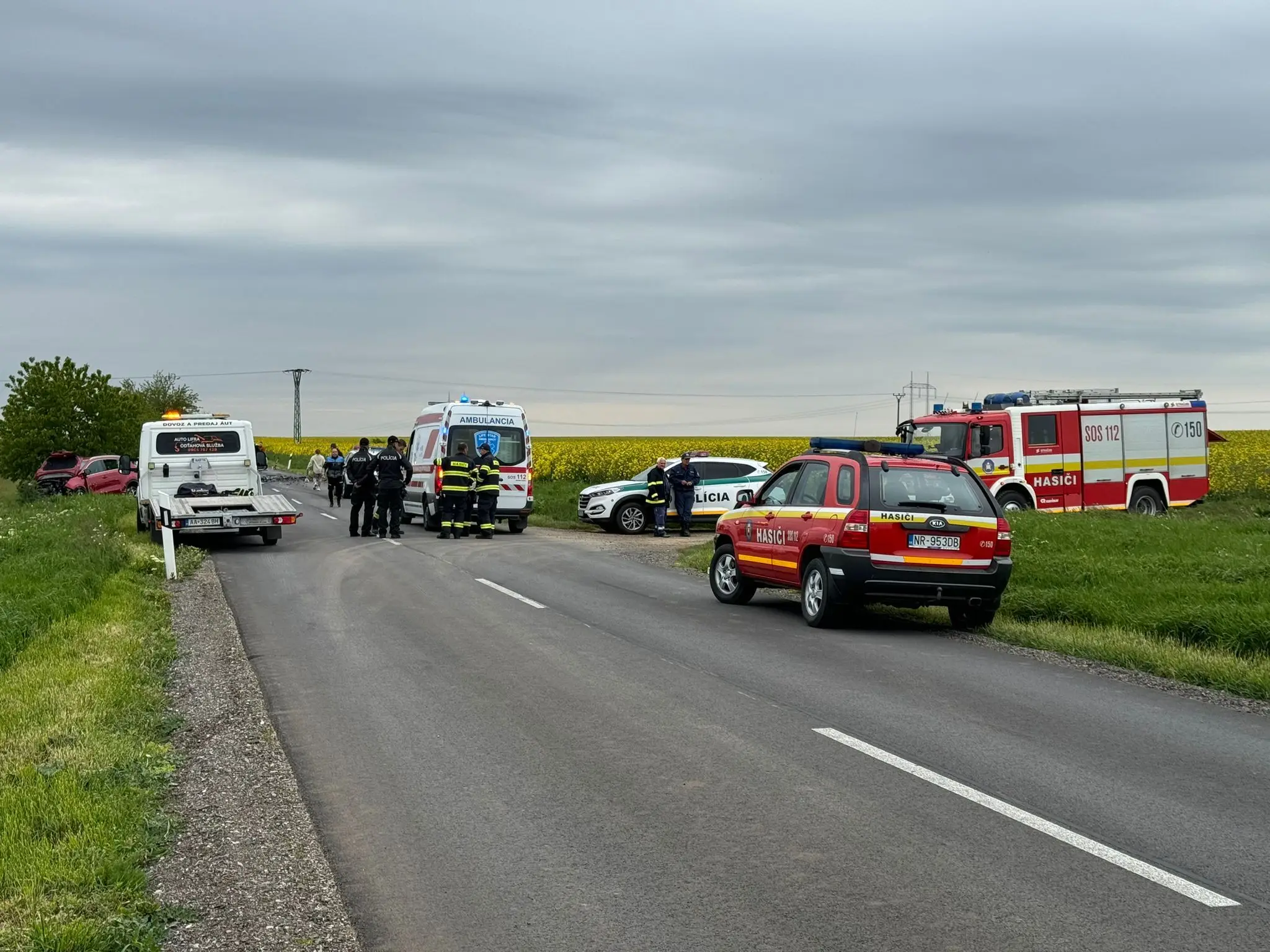 Nehoda pri Šali.