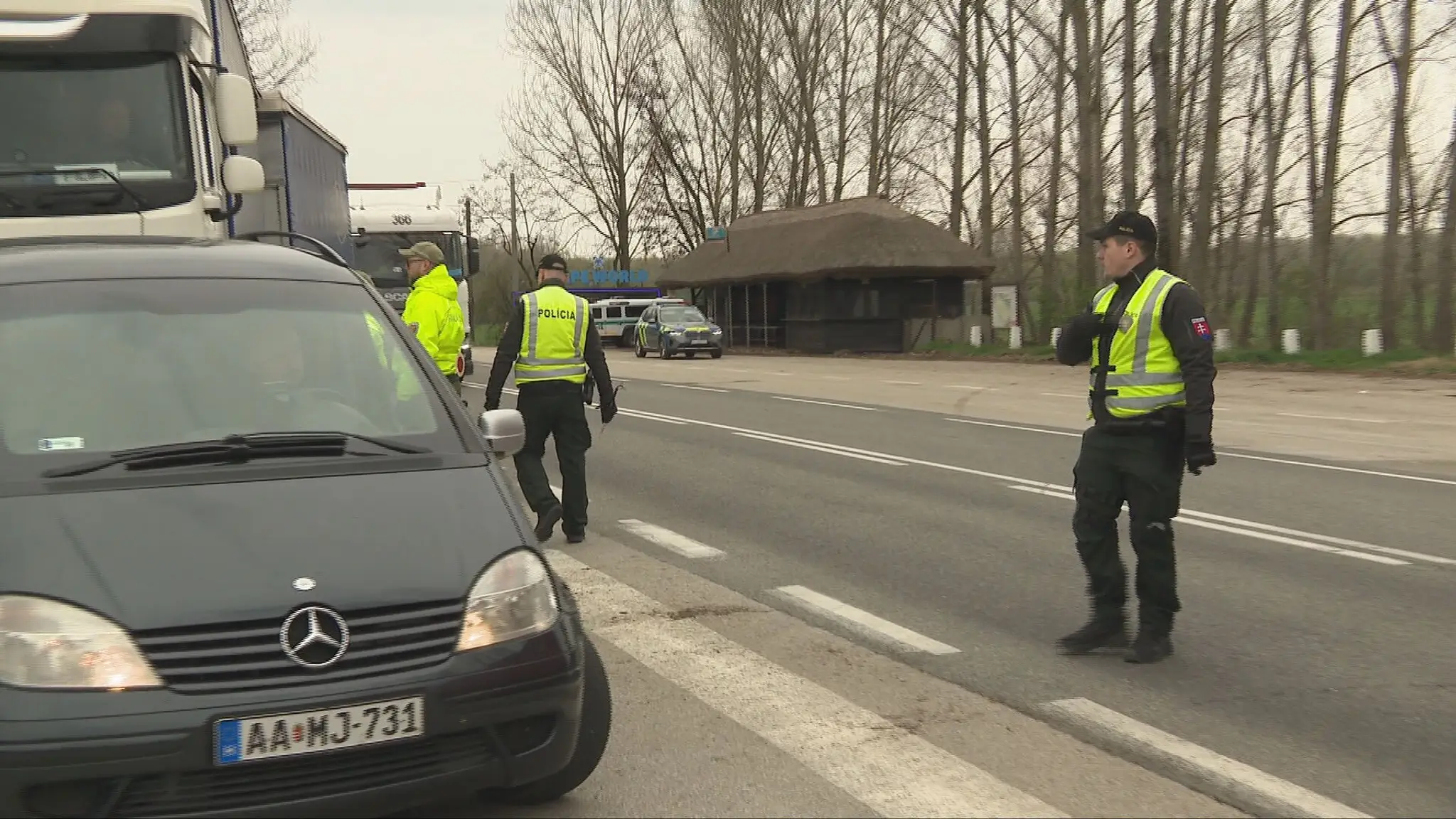 Protimigračná akcia na hraniciach