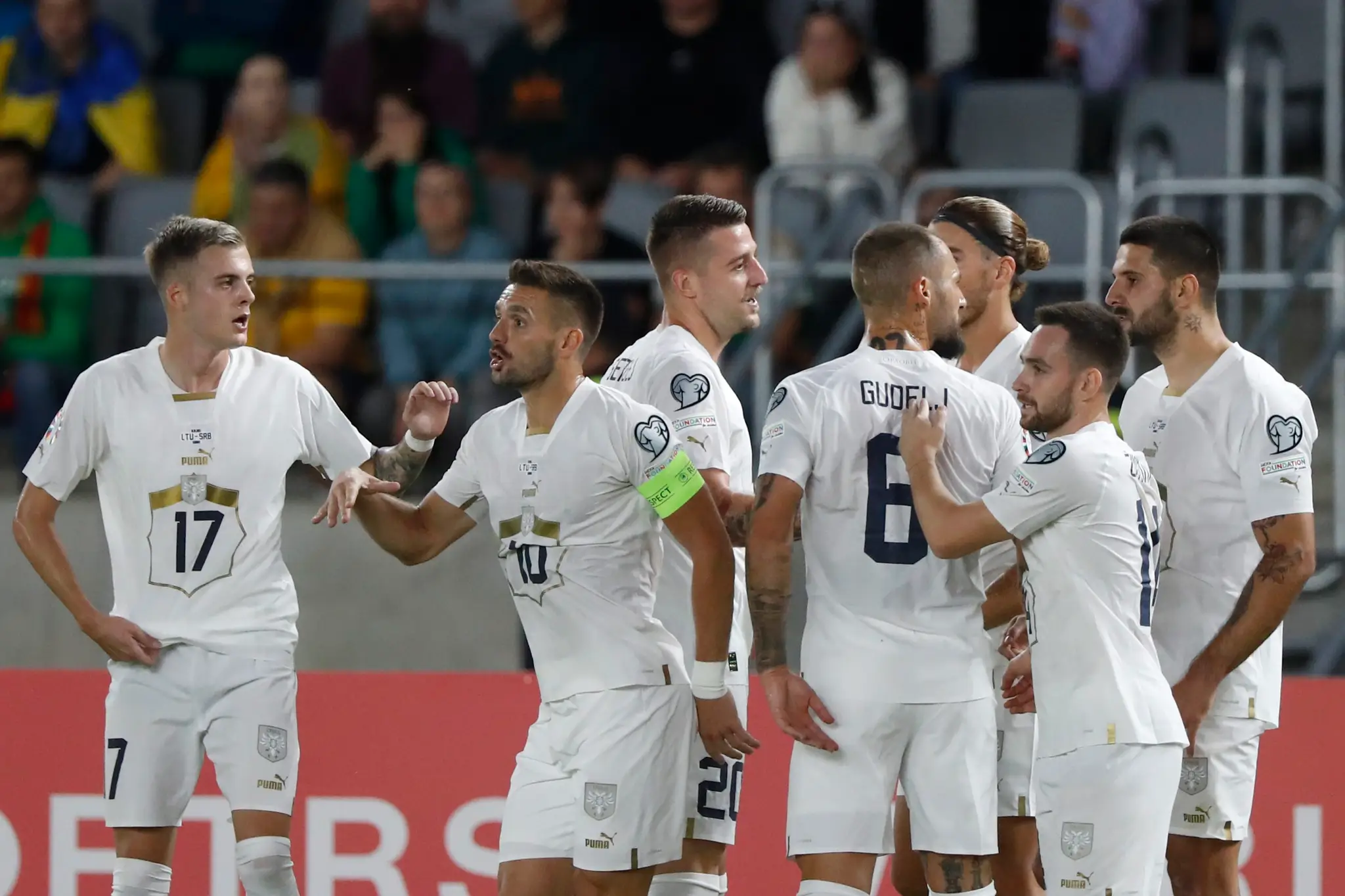 Futbalisti Srbska