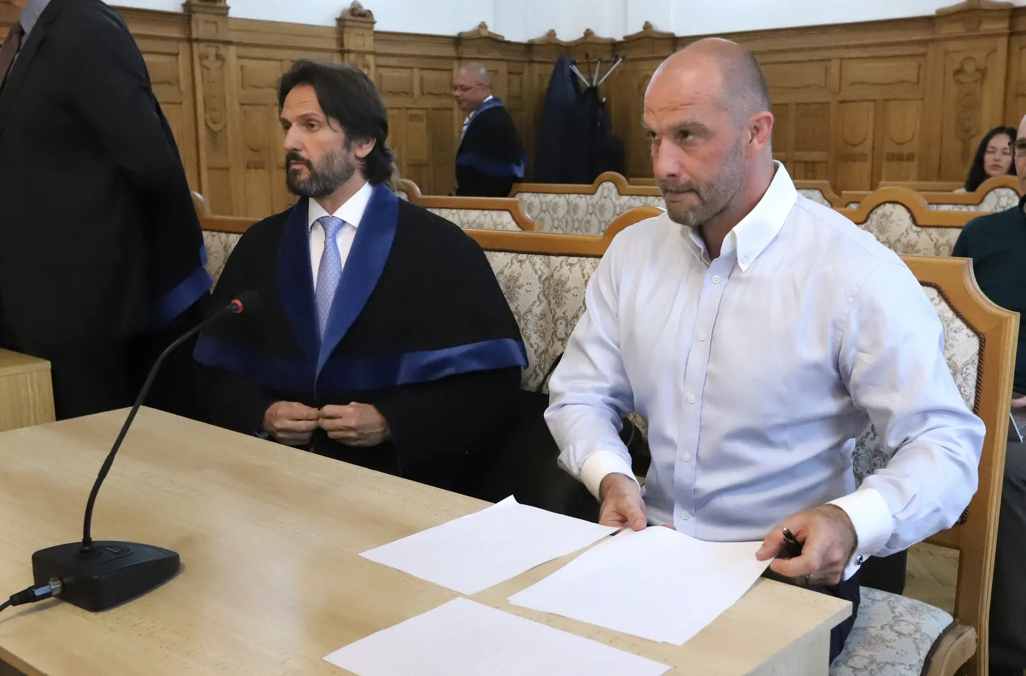 Robert Kaliňák a obžalovaný Norbert Bödör