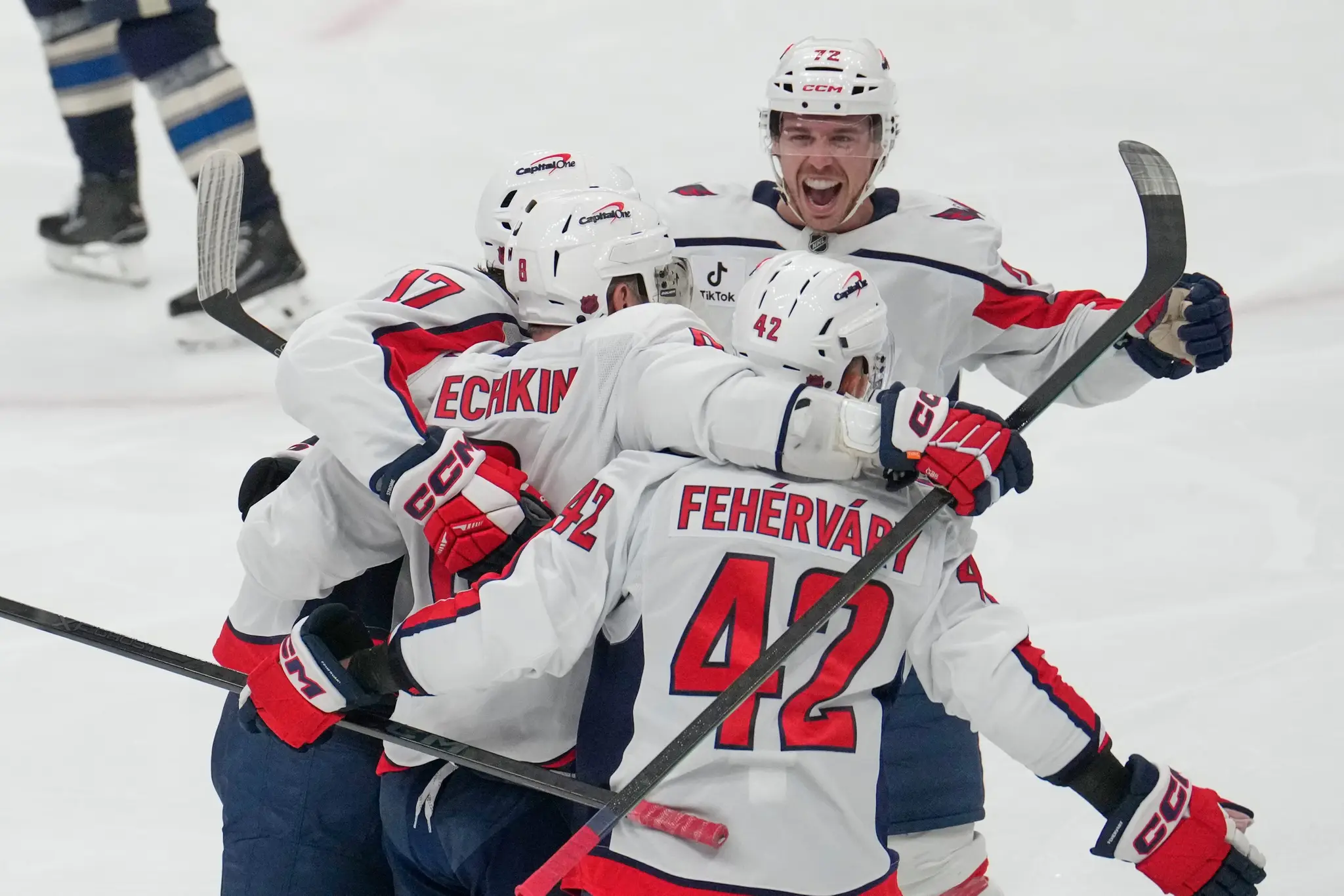 Gólová radosť hokejistov Washingtonu Capitals.