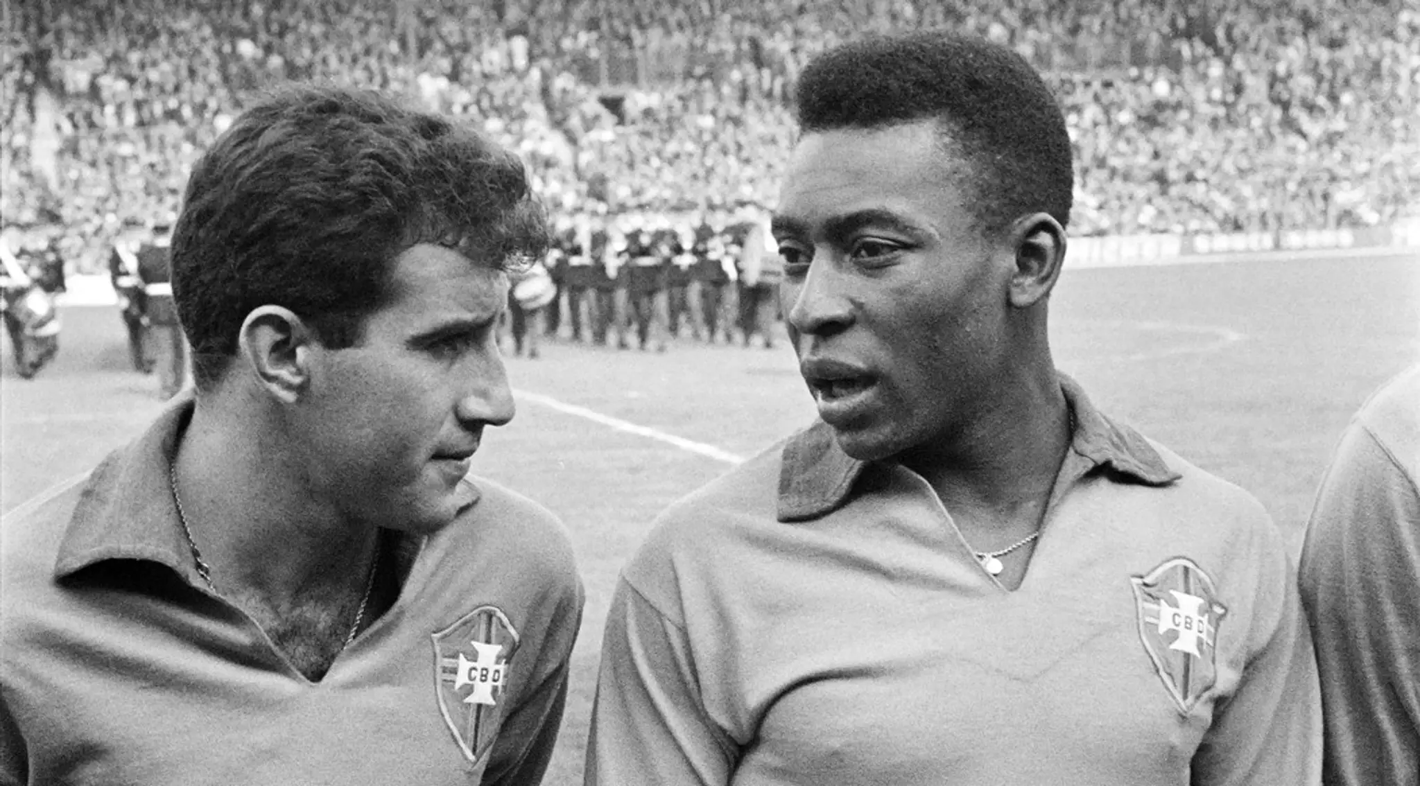Pelé a Garrincha (vľavo). Ak hrali, Brazília nikdy neprehrala. 