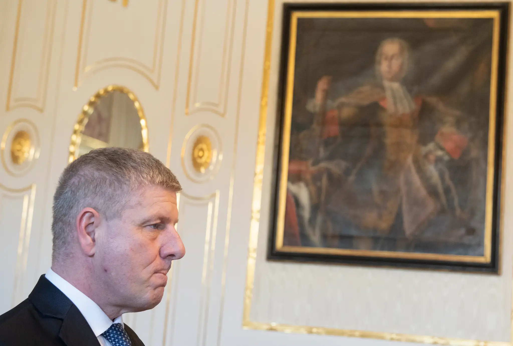 Heger a Lengvarský v prezidentskom paláci