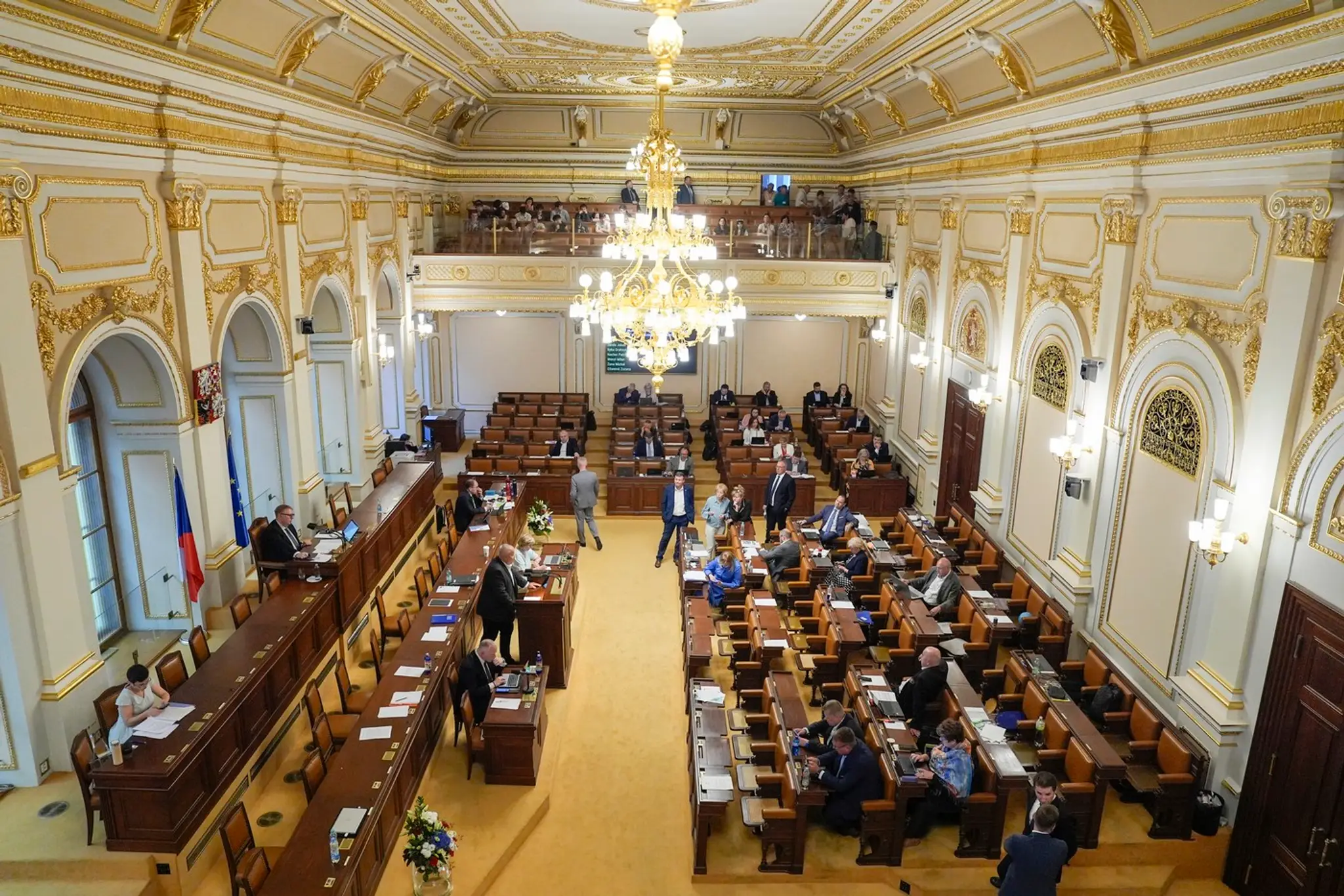 Poslanecká snemovňa Parlamentu ČR.
