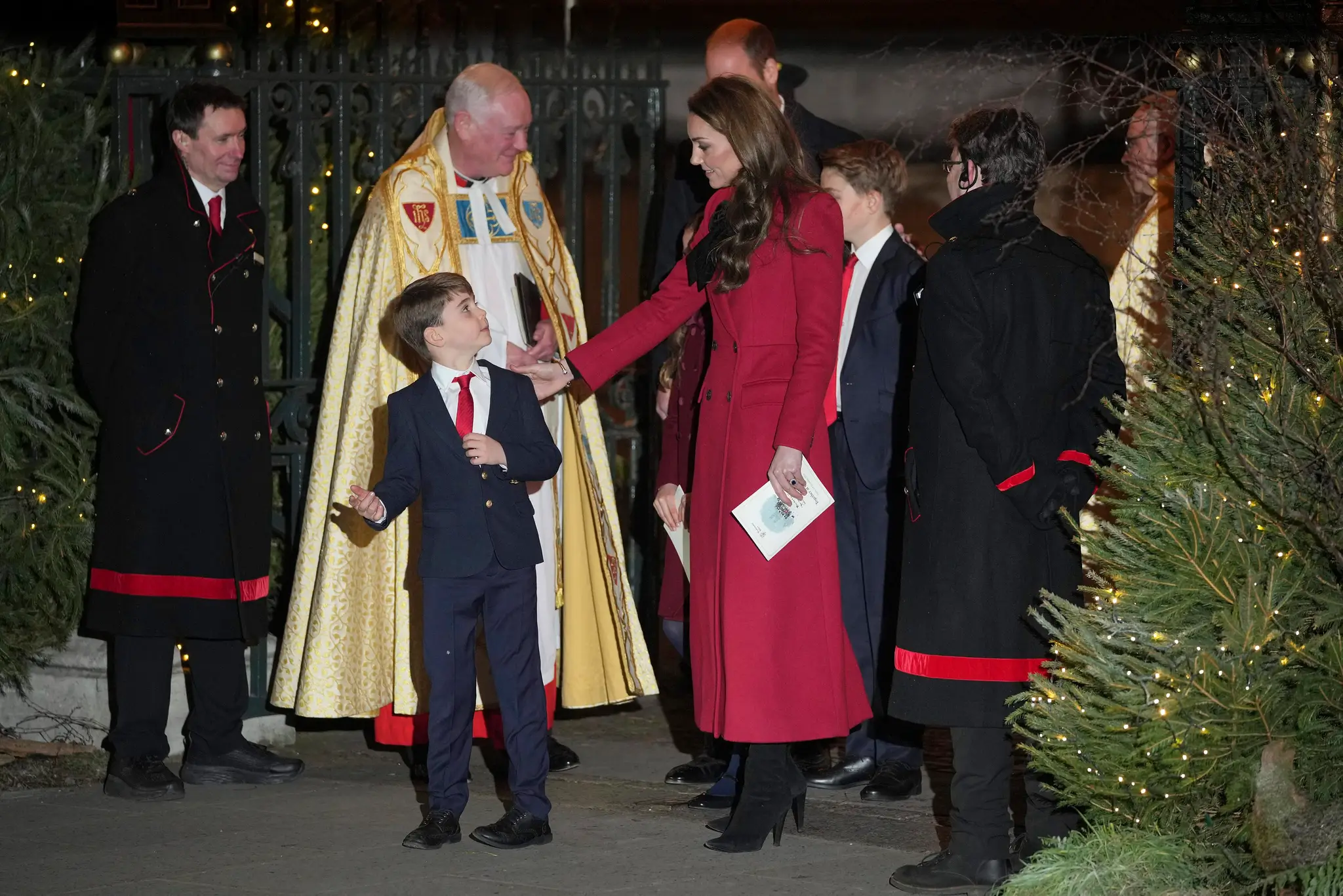 Princezná z Walesu na vianočnej bohoslužbe