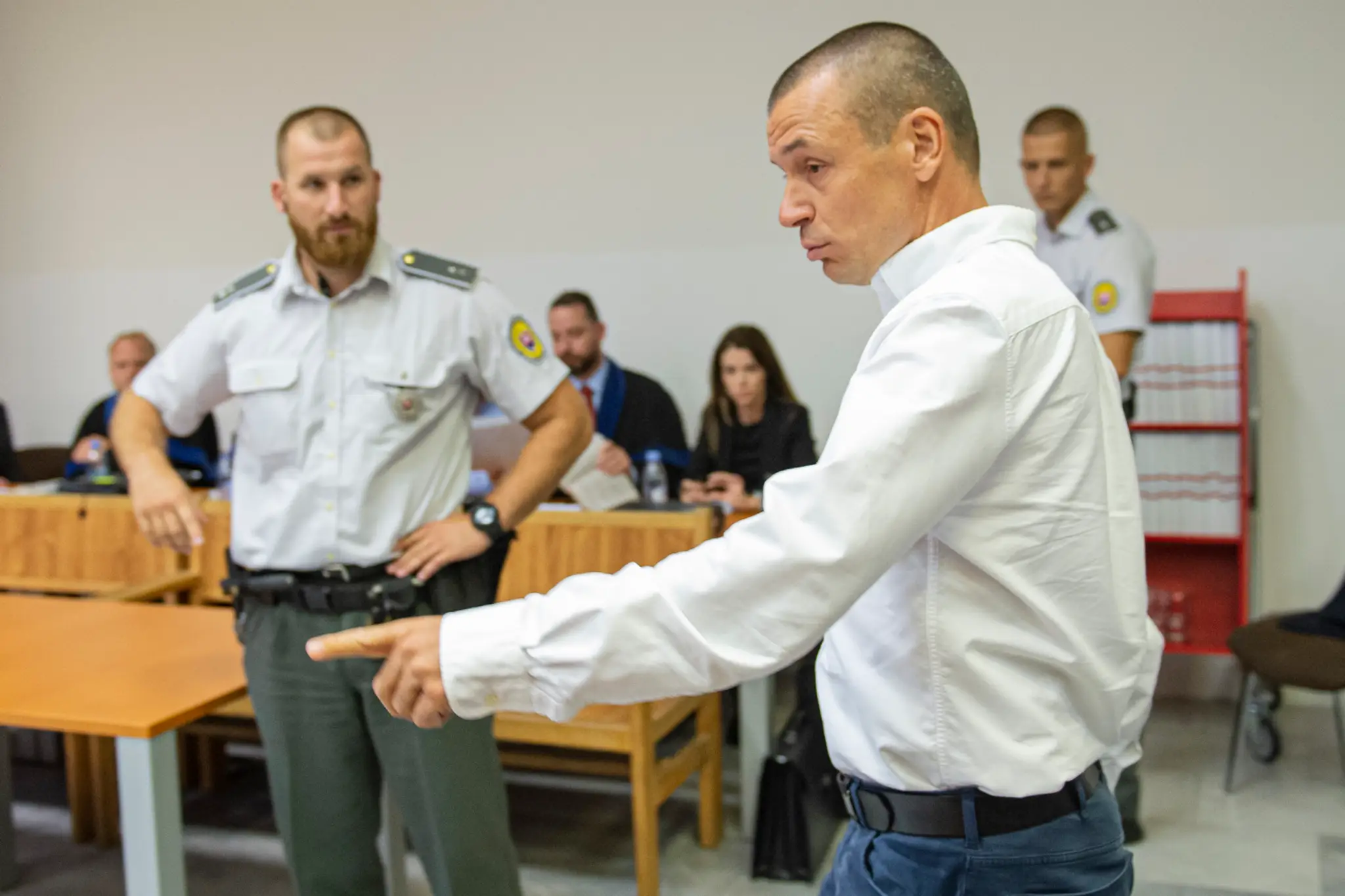 Peter Tóth na hlavnom pojednávaní v kauze zmeniek.