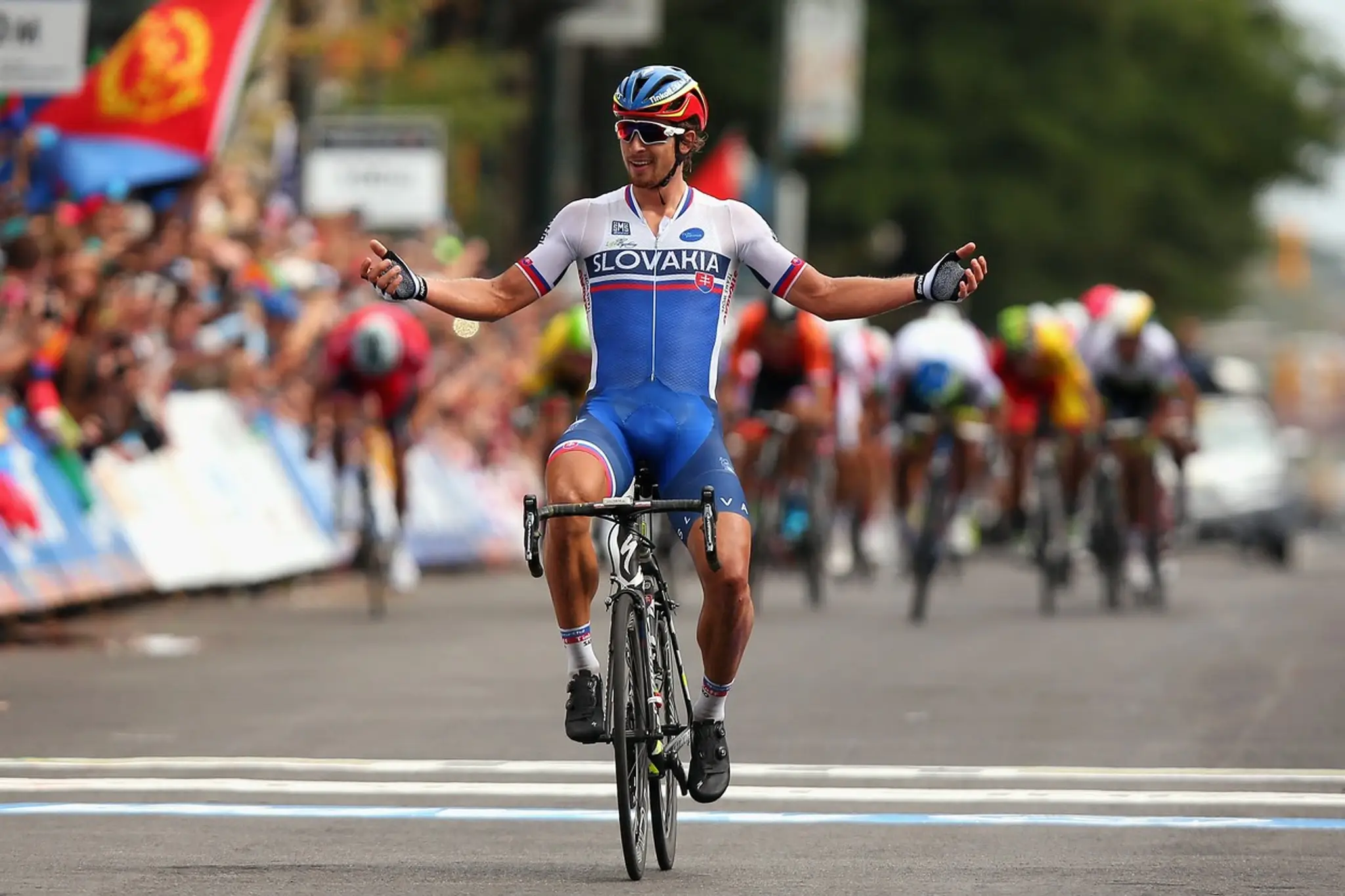 Peter Sagan vyhráva majstrovstvá sveta v Richmonde 2015