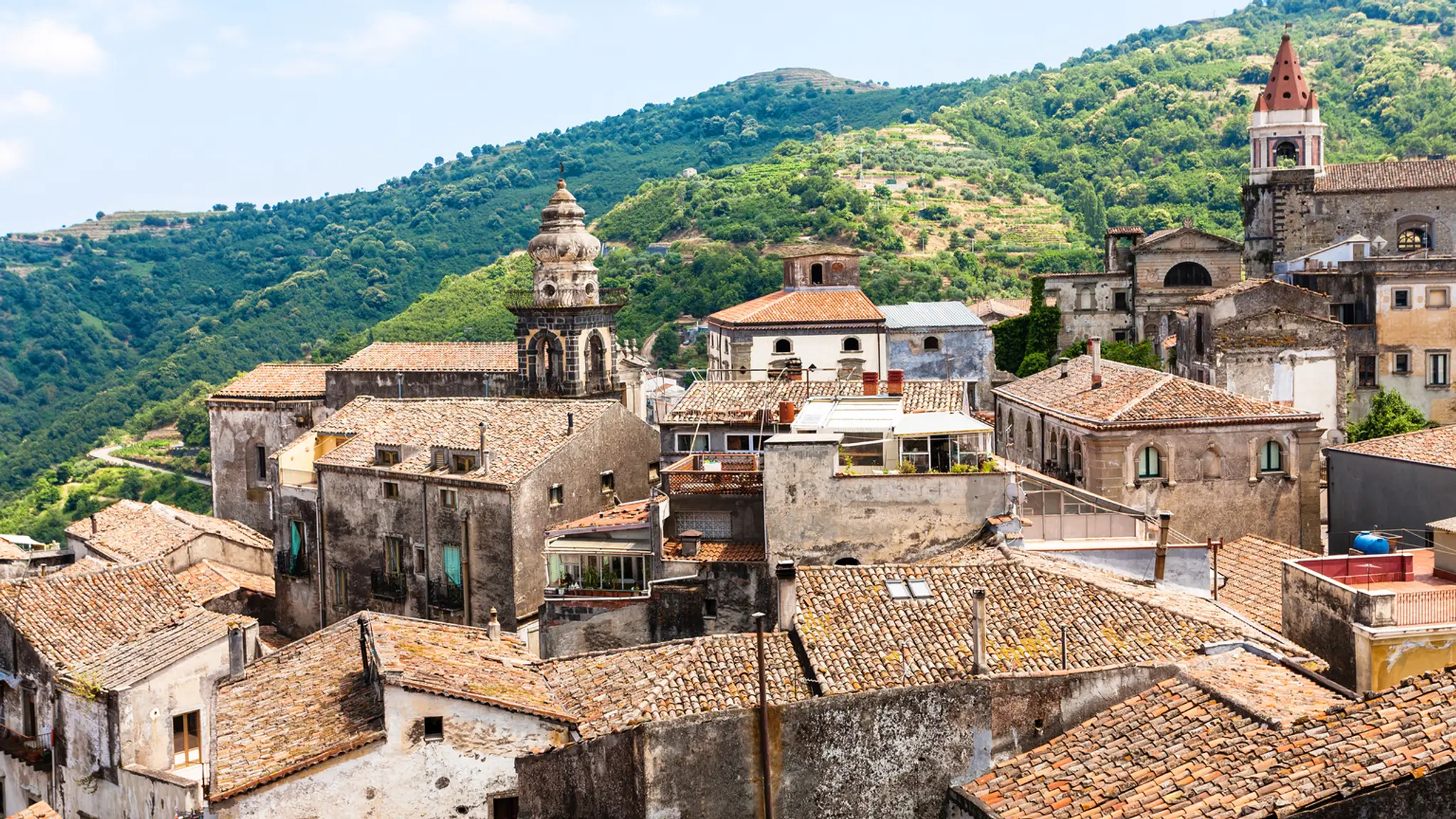 Pohľad na Castiglione di Sicilia.
