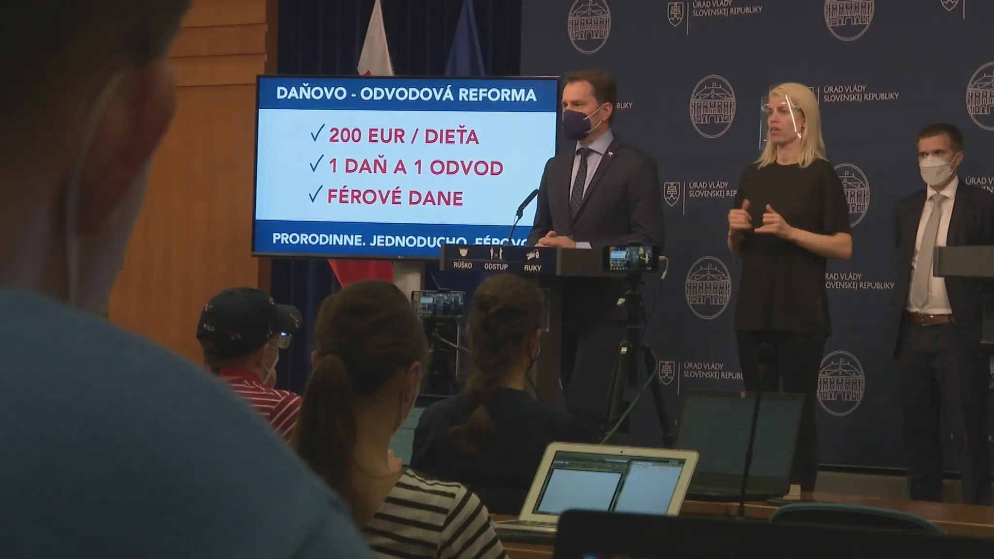 Igor Matovič predstavuje daňovo-odvodovú reformu