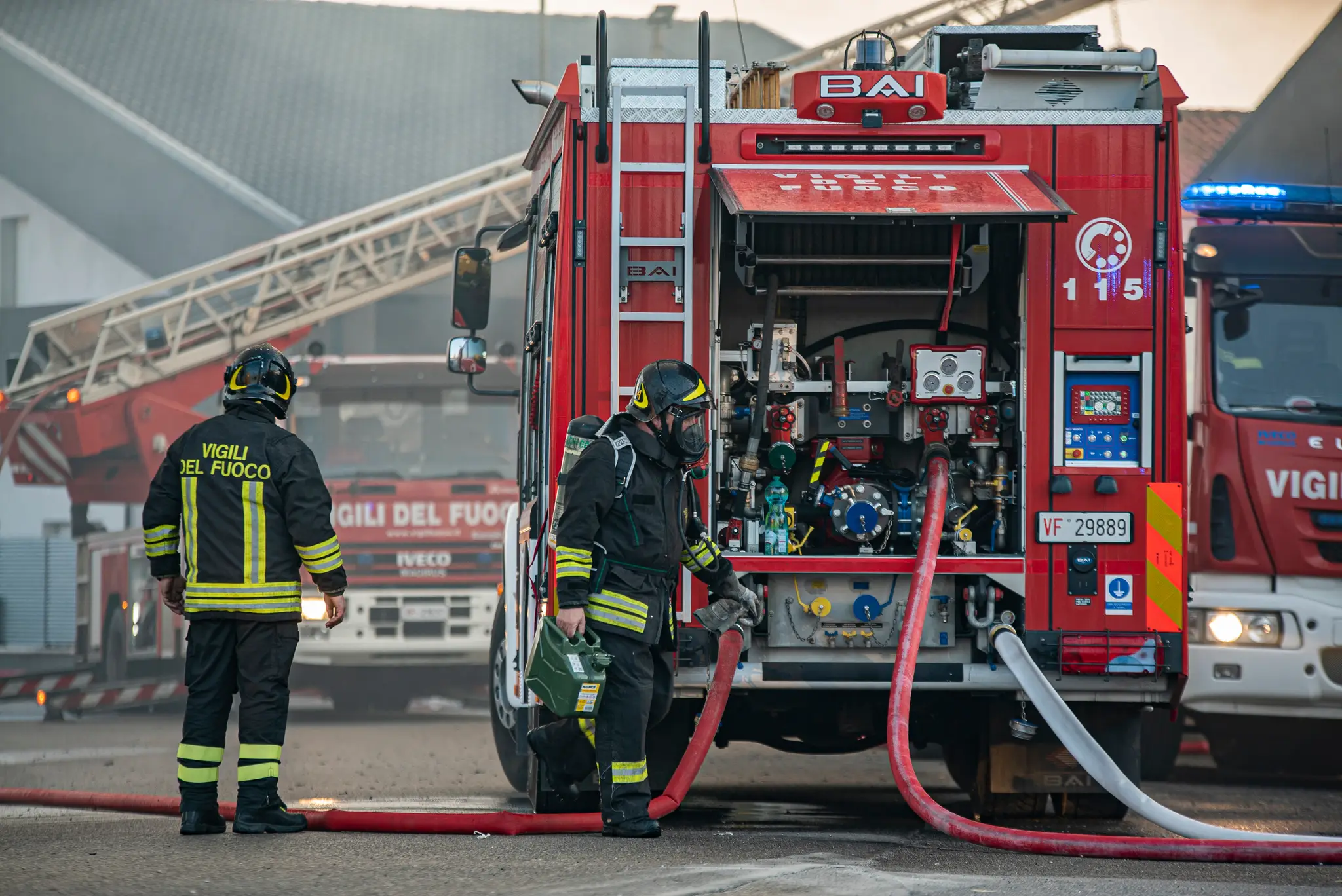 Talianski hasiči.