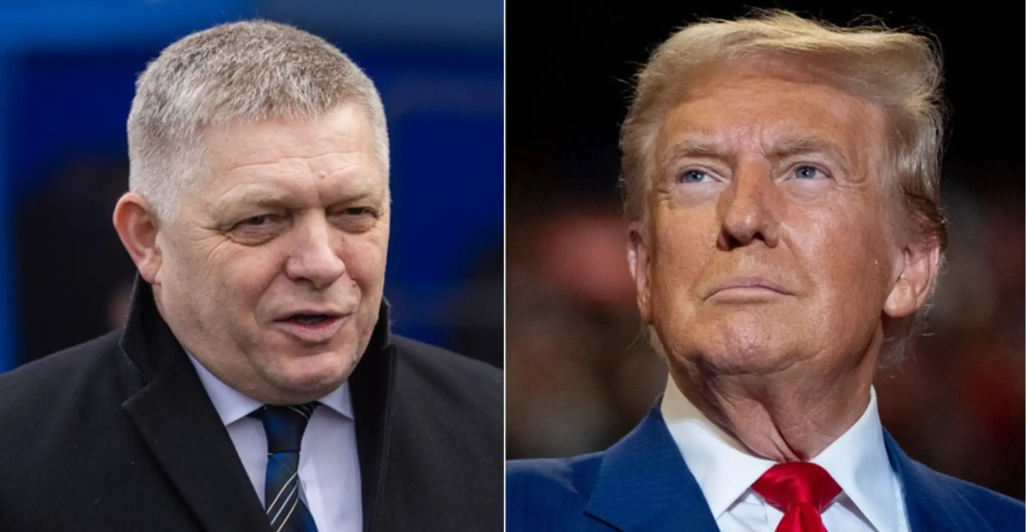 Robert Fico a Donald Trump