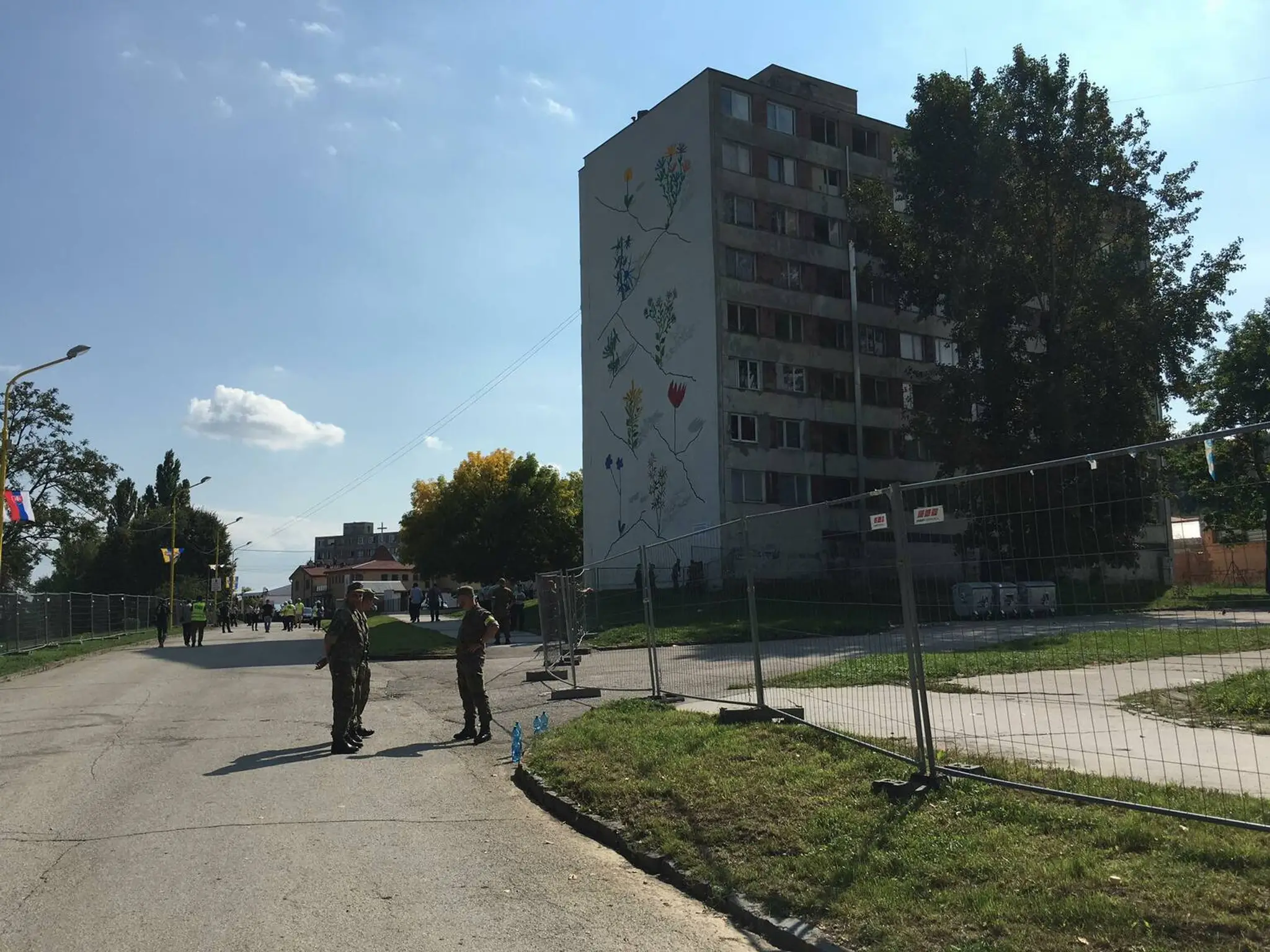 Sídlisko Luník IX pred návštevou pápeža.
