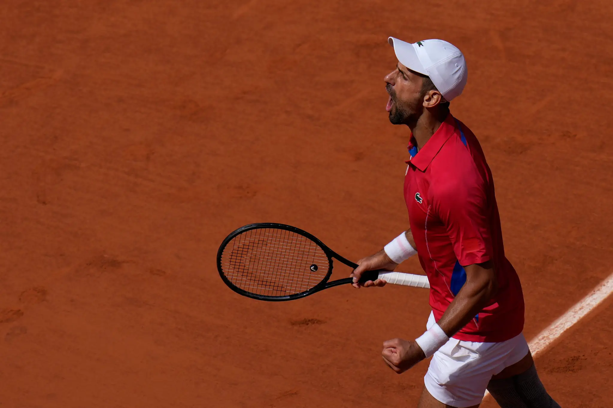 Novak Djokovič počas finále