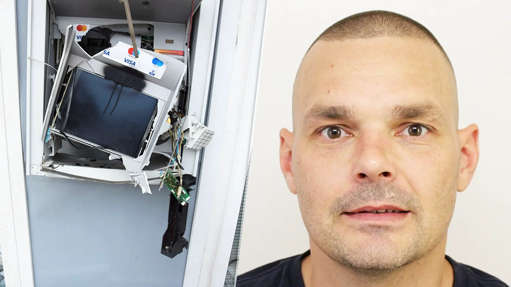 Podozrivý muž, ktorý môže stáť za výbuchom bankomatu