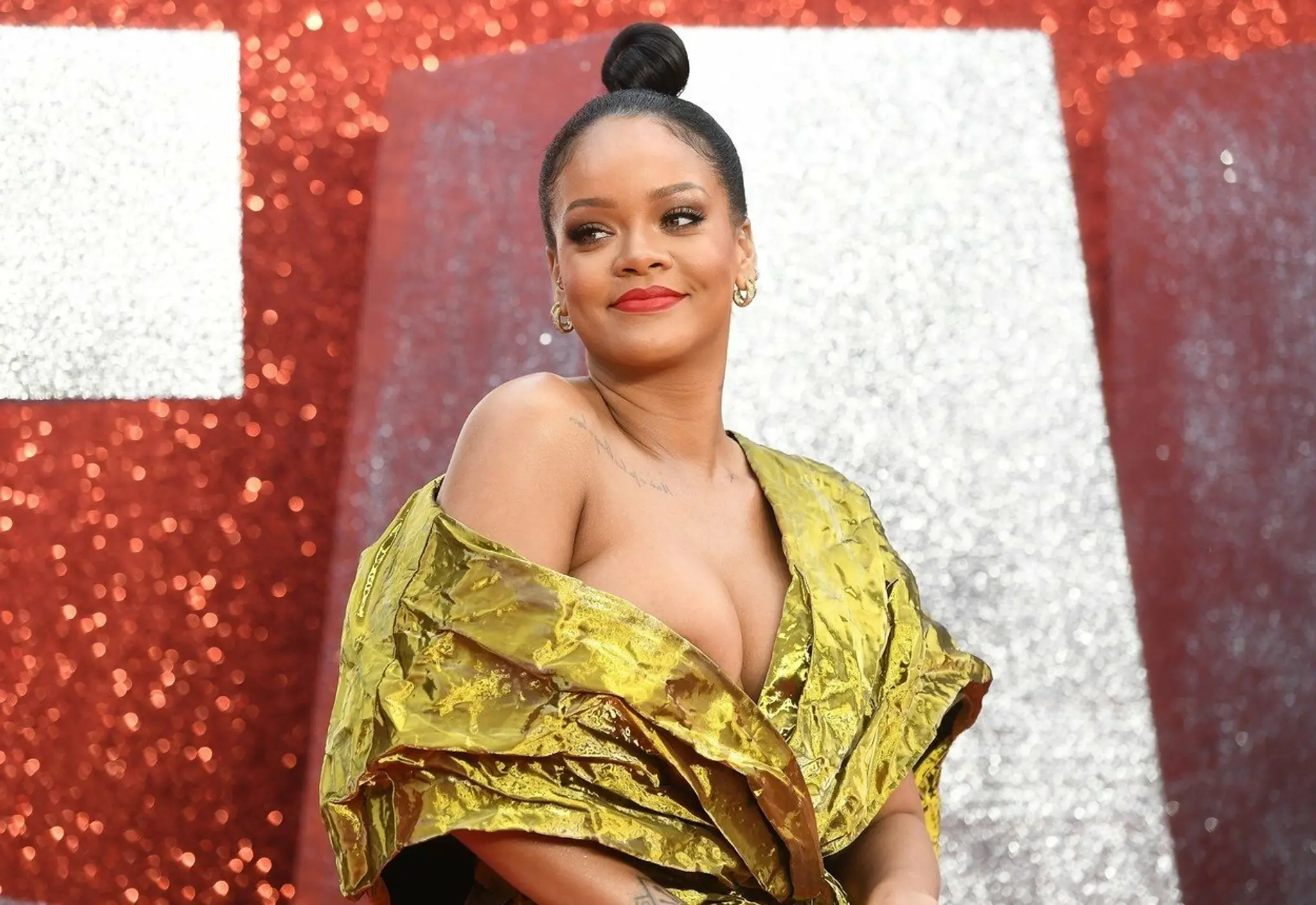 Rihanna na londýnskej premiére filmu Ocean´s 8. 