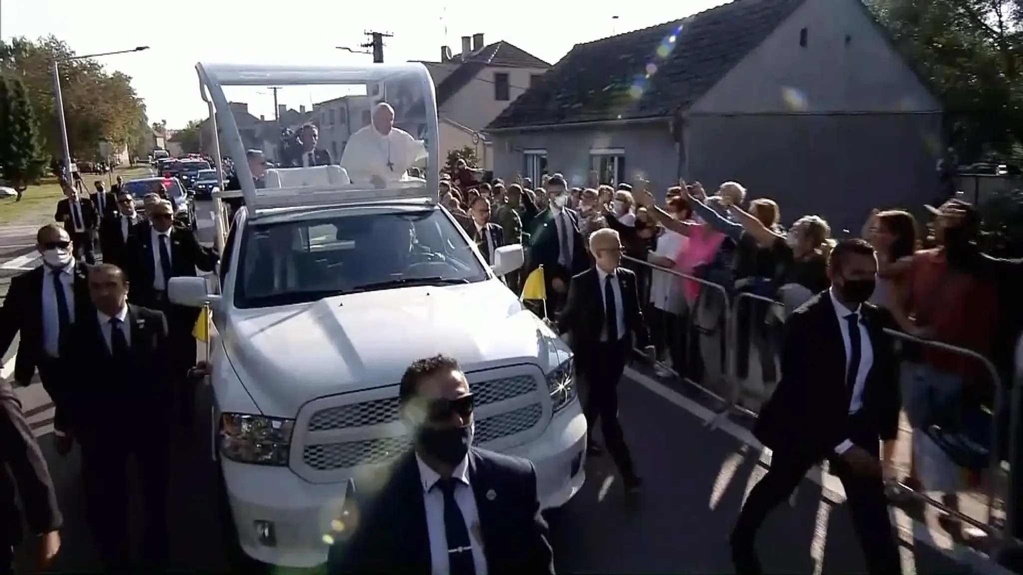 Pápež Františiek v Šaštíne.