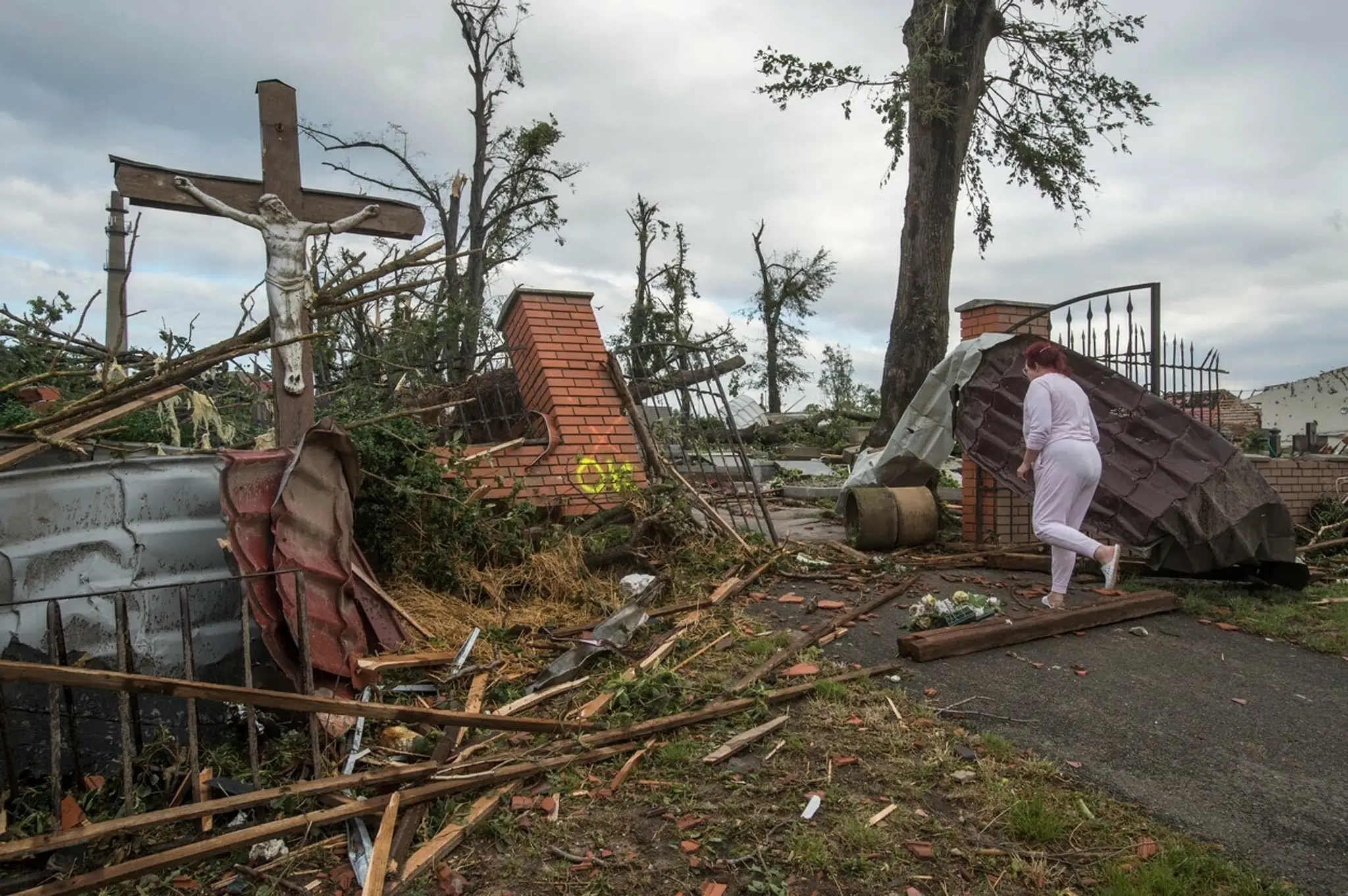 Apokalypsa po tornáde a búrke na Morave