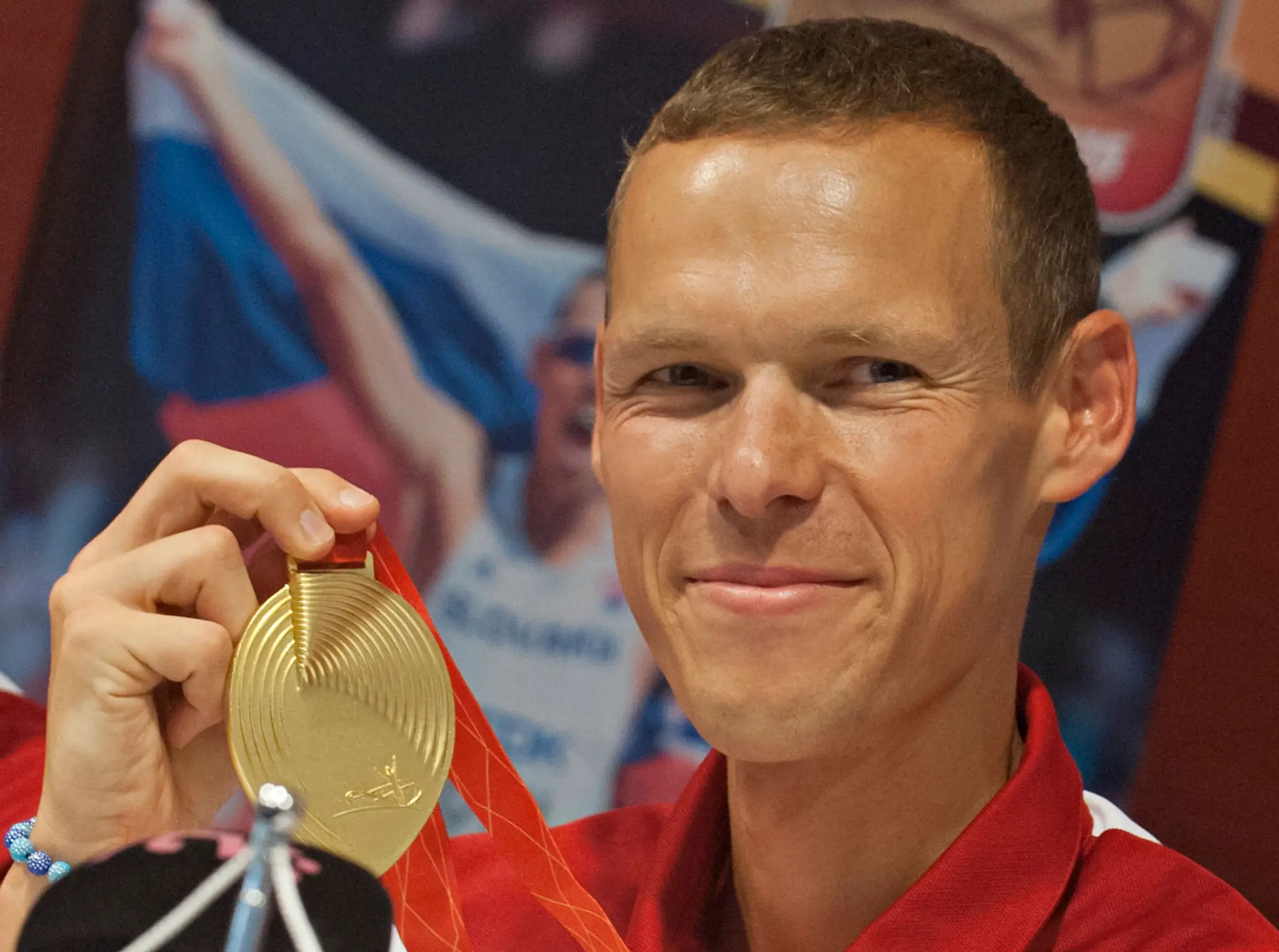Matej Tóth predstavil medailu na Slovensku.