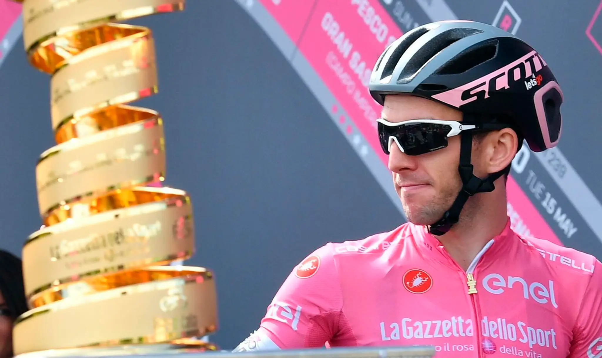 Britský cyklista Simon Yates počas Giro d´Italia 2018.