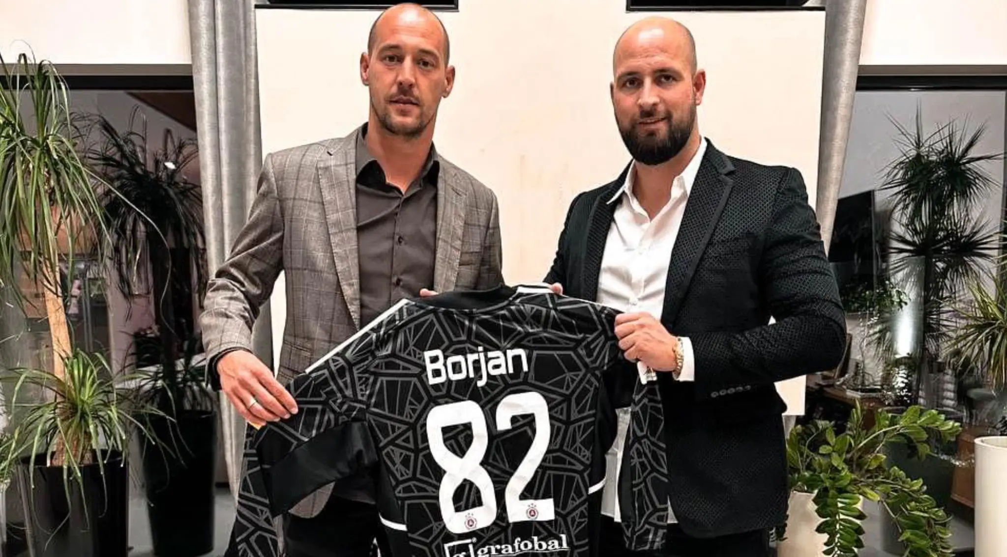 Milan Borjan s Ivanom Kmotríkom mladším