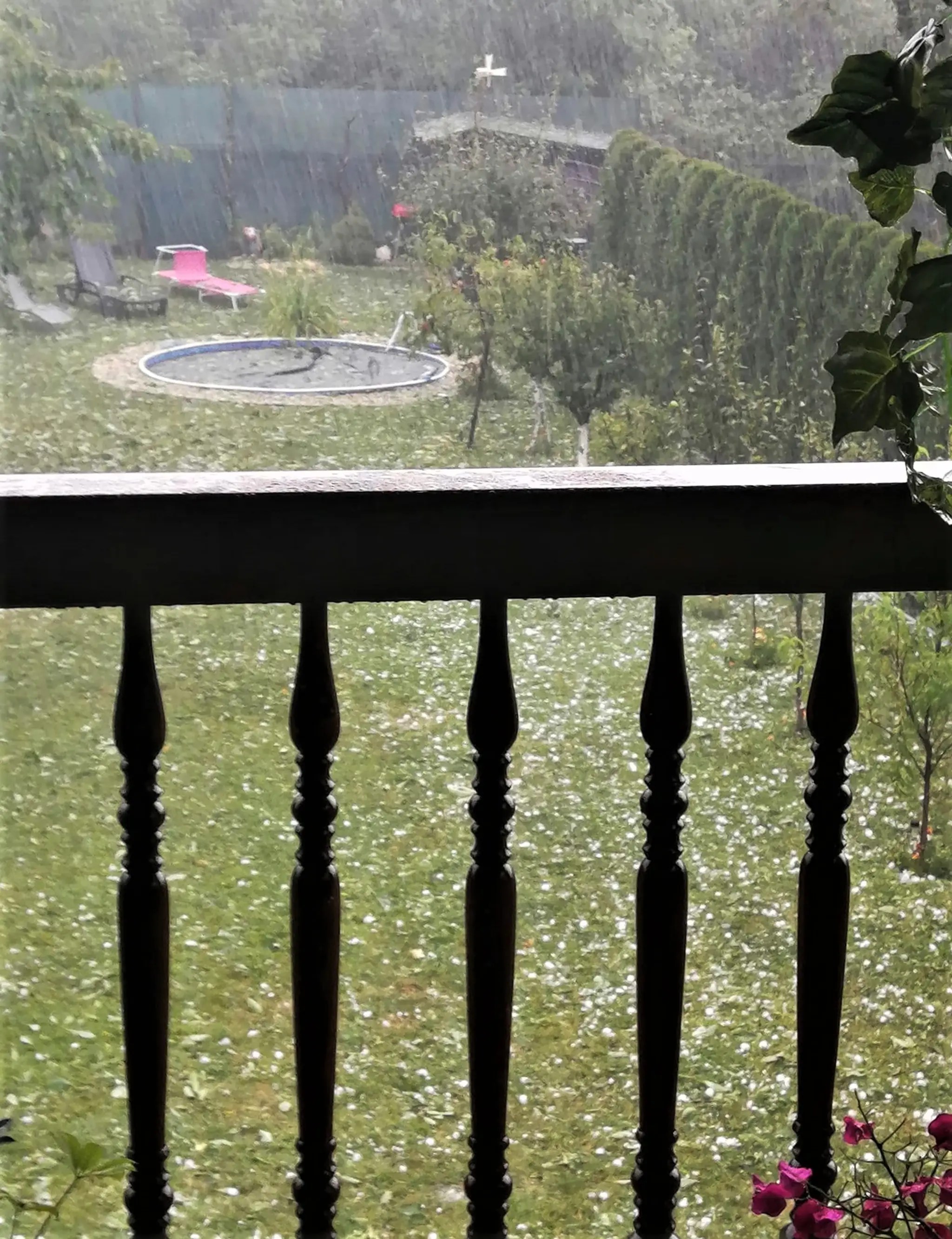 Klokočov, následky búrky. 