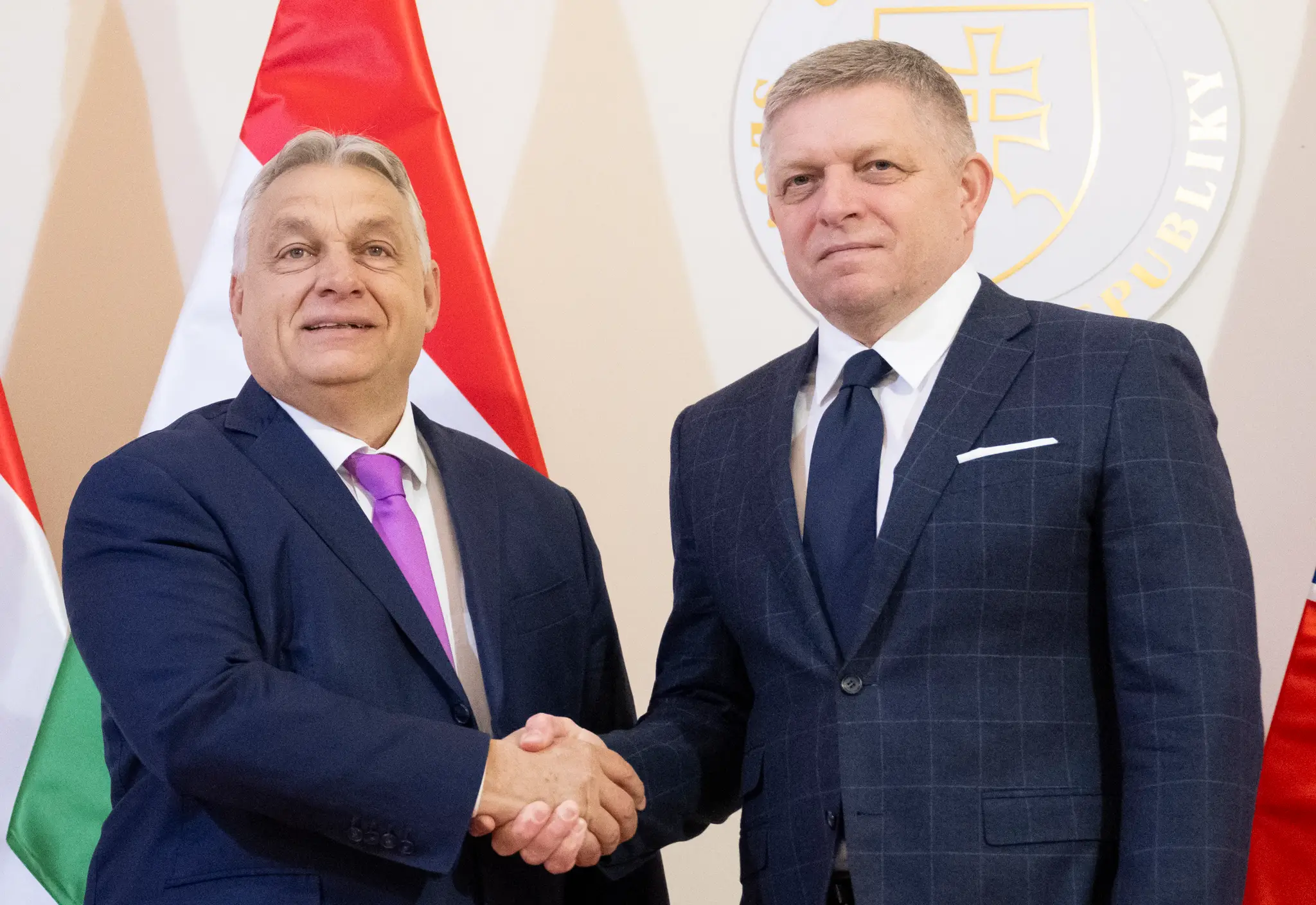 Viktor Orbán a Robert Fico