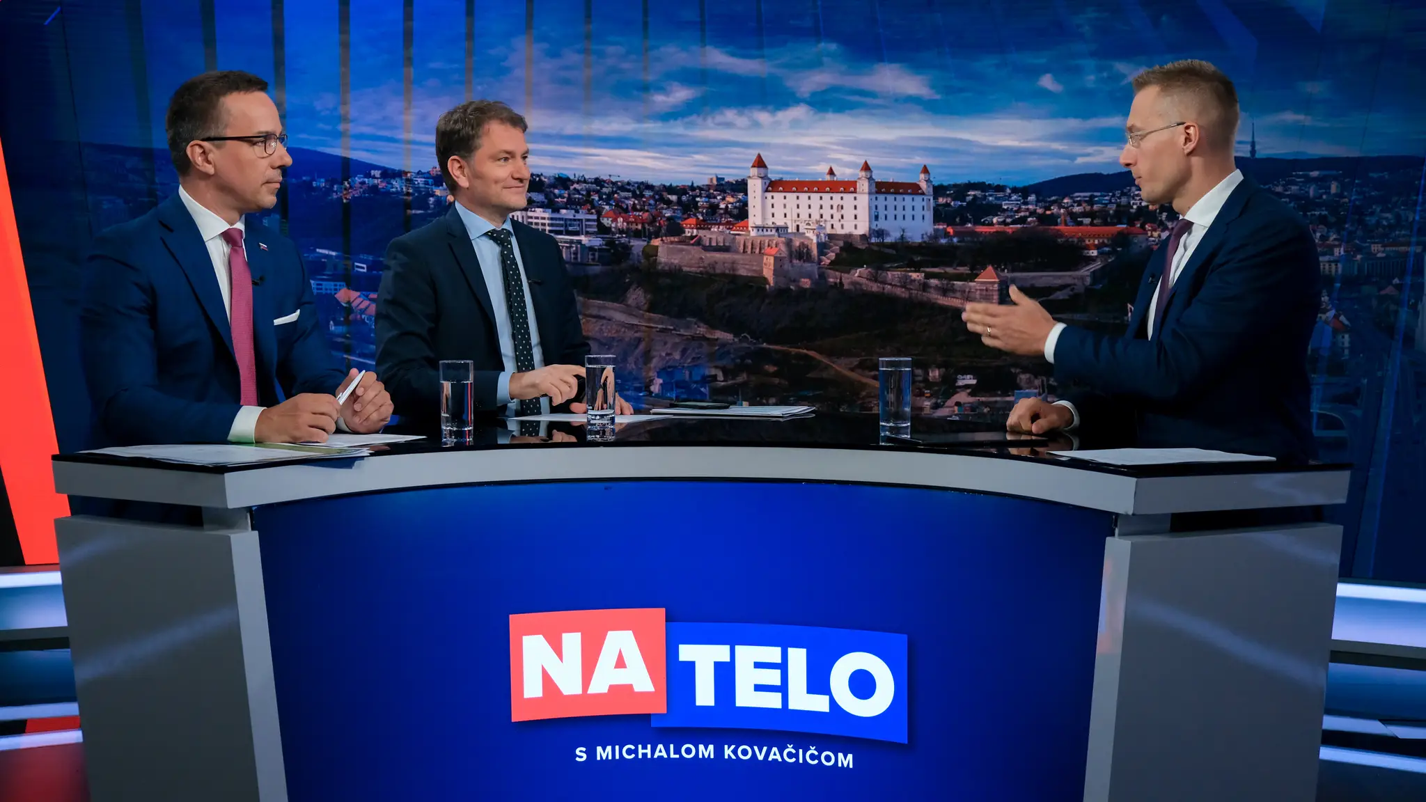 Erik Tomáš a Igor Matovič v relácii Na telo.