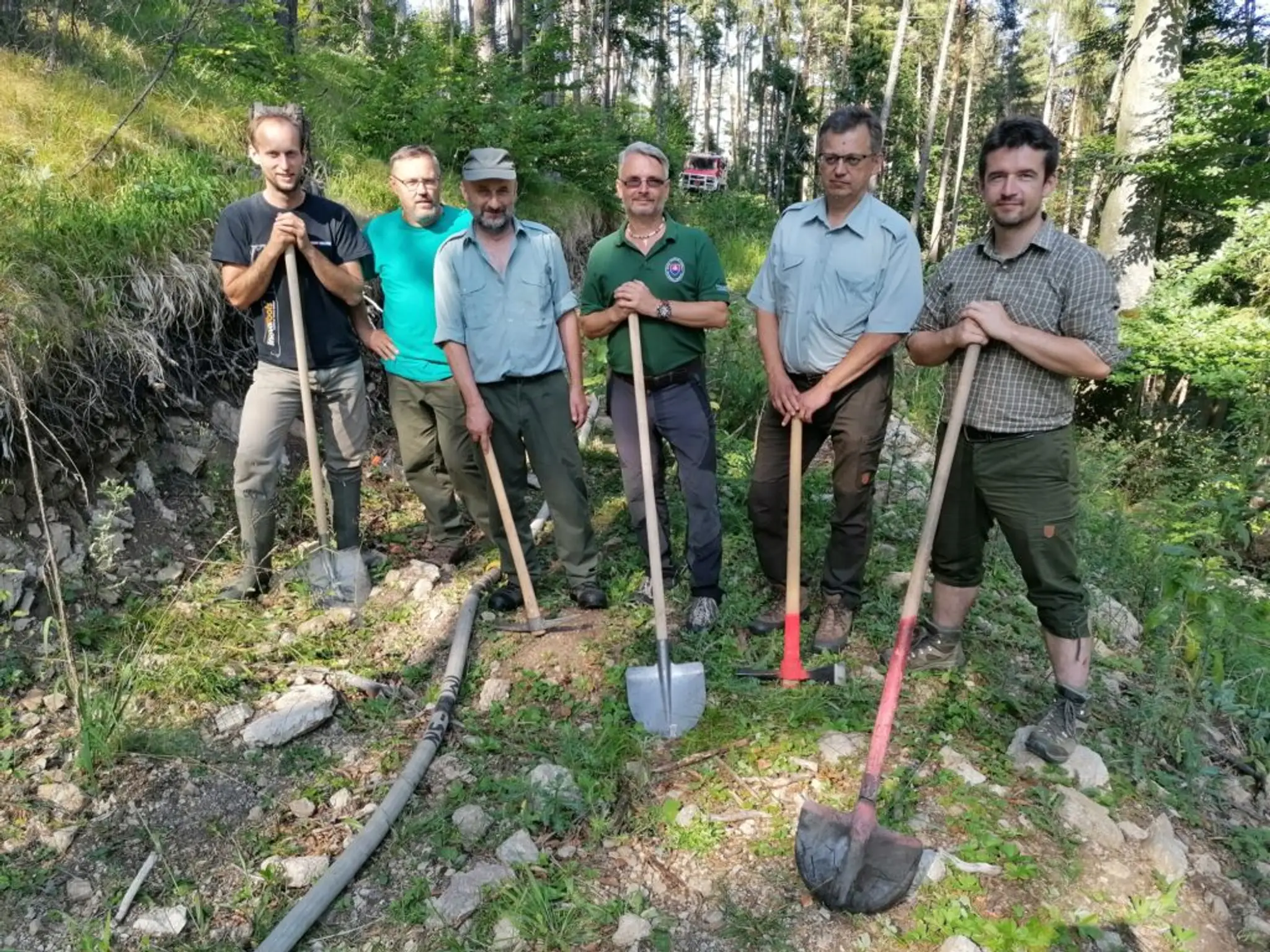 Pracovníci Správy NP Slovenský raj so sídlom v Spišskej Novej Vsi