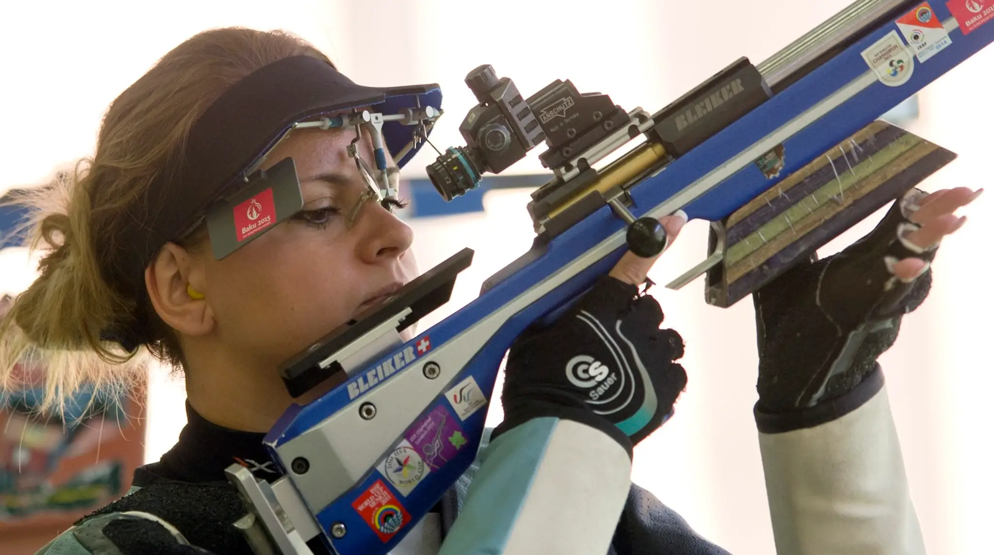 Slovenská reprezentantka v streľbe Daniela Demjén-Pešková.