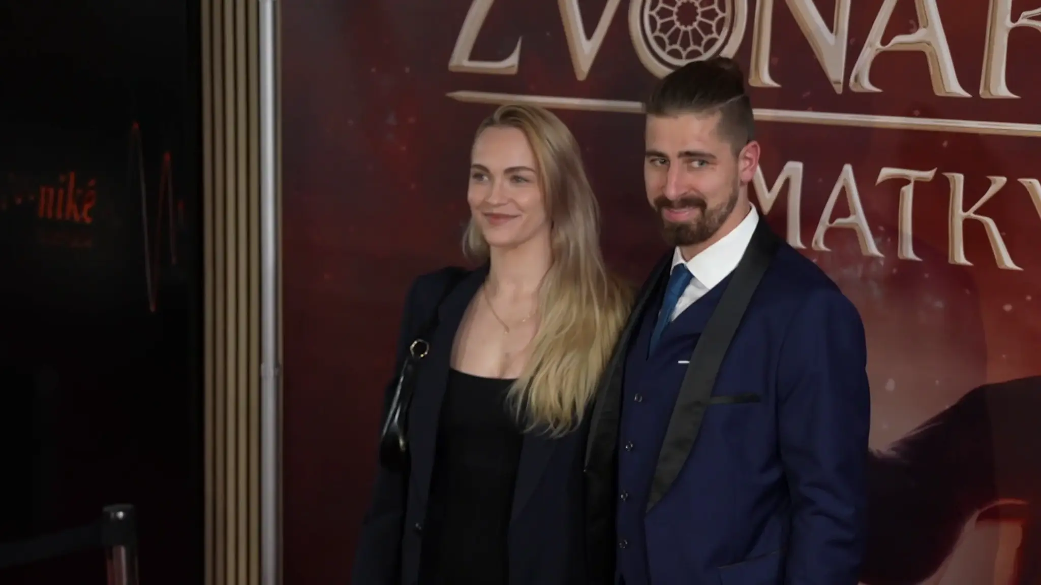 Peter Sagan na premiére Zvonár u Matky Božej