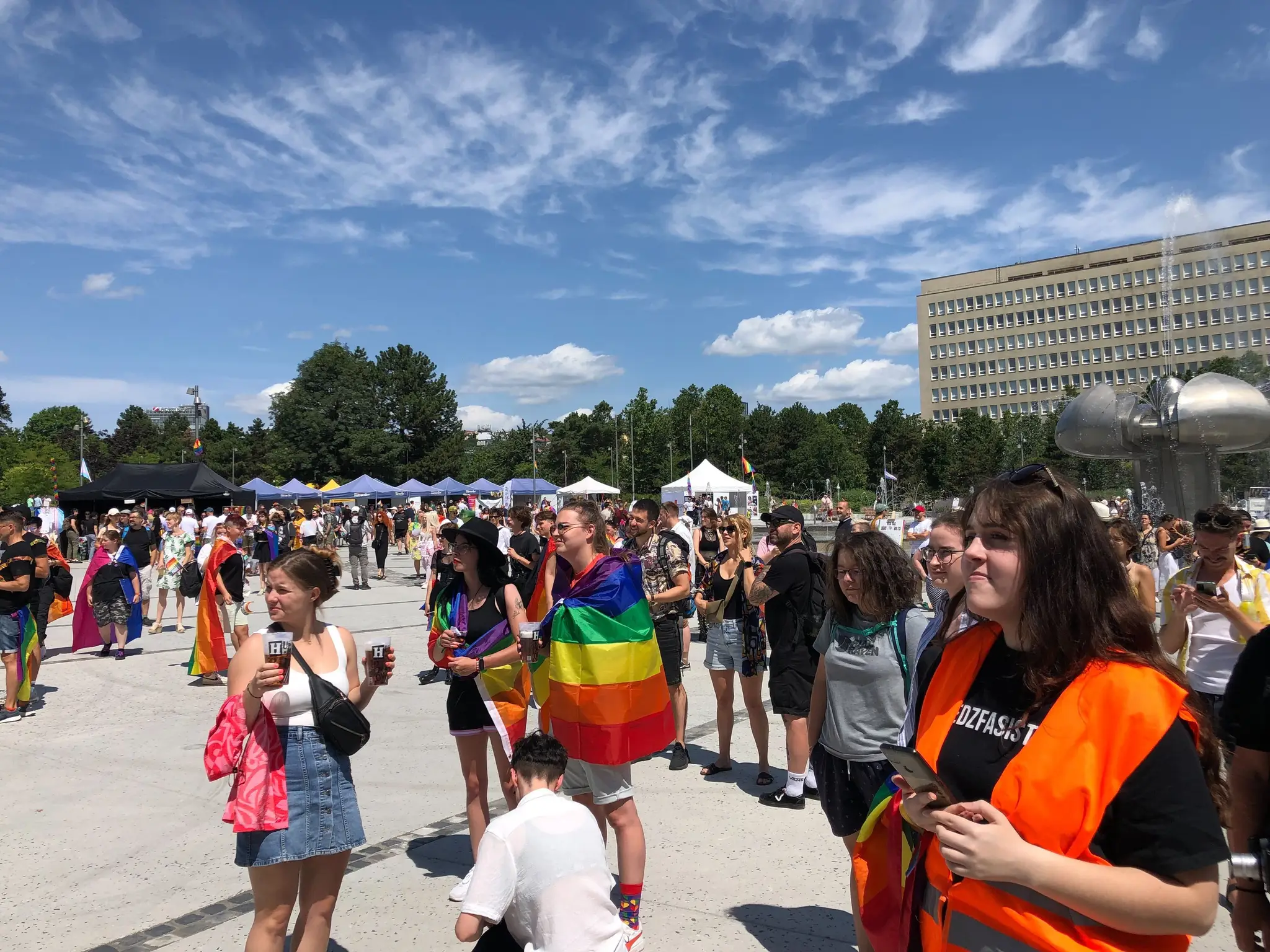 Dúhový PRIDE v Bratislave.