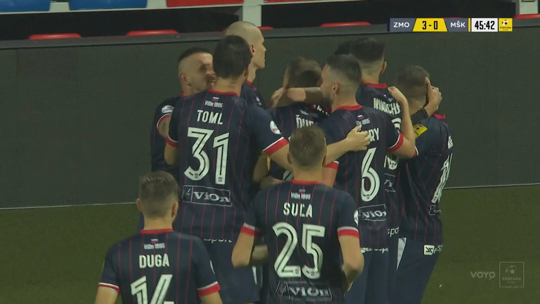 Hráči Vionu Zlaté Moravce.