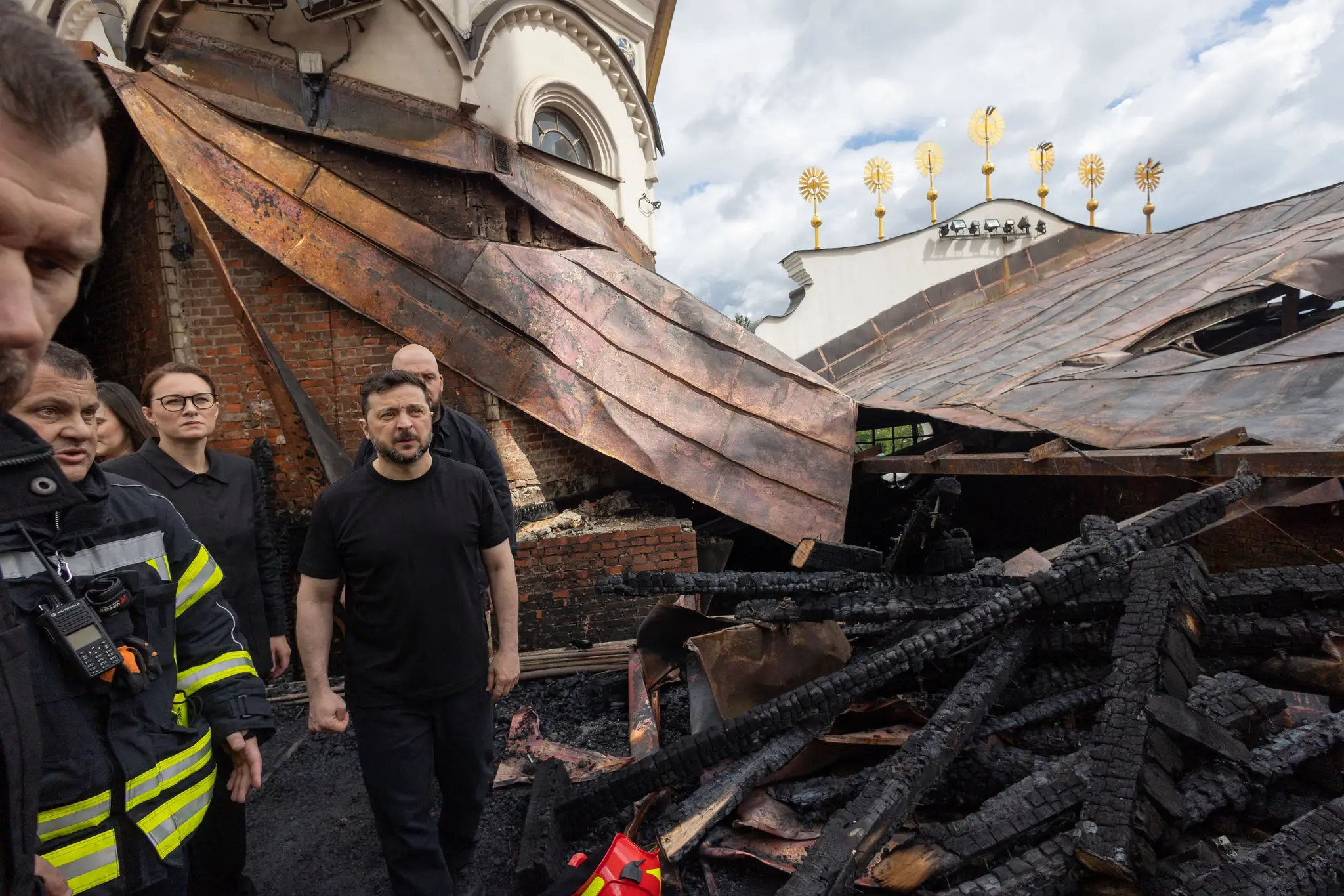 Kyjevsko-pečerská lavra poškodená útokom a Zelenskyj