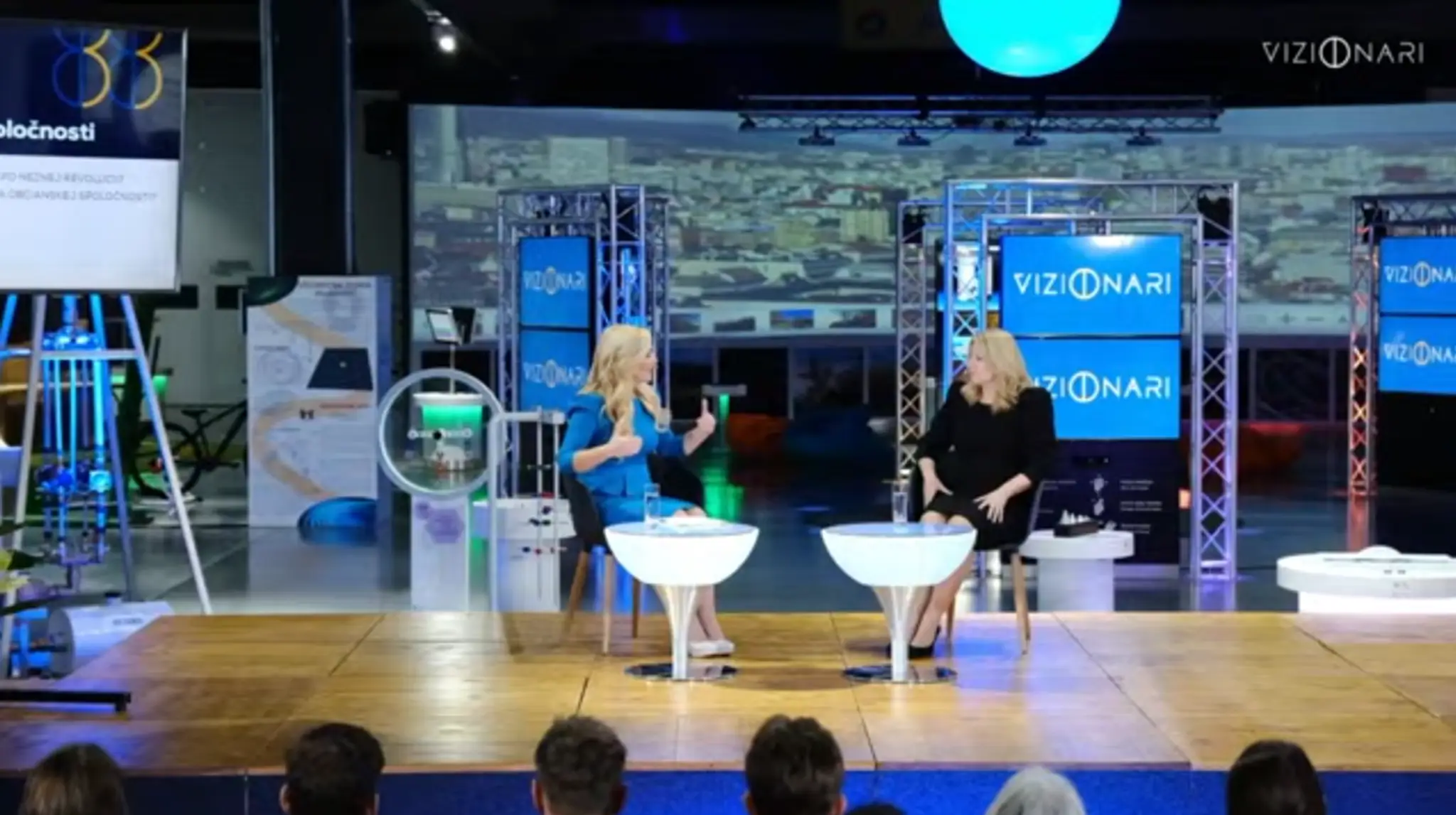 Zuzana Čaputová v diskusii Vizionári.