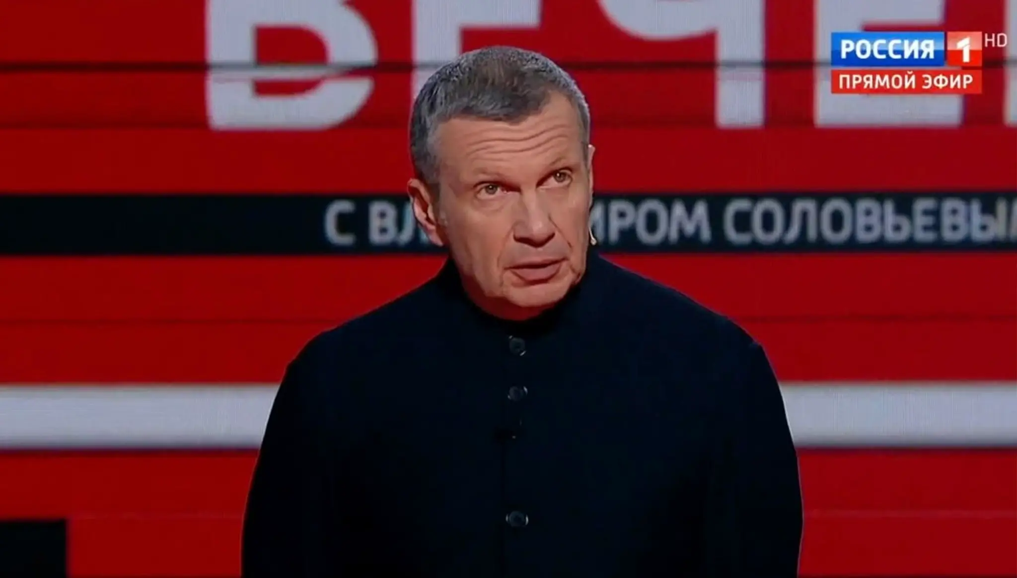 Ruský propagandista Vladimir Solovjov.