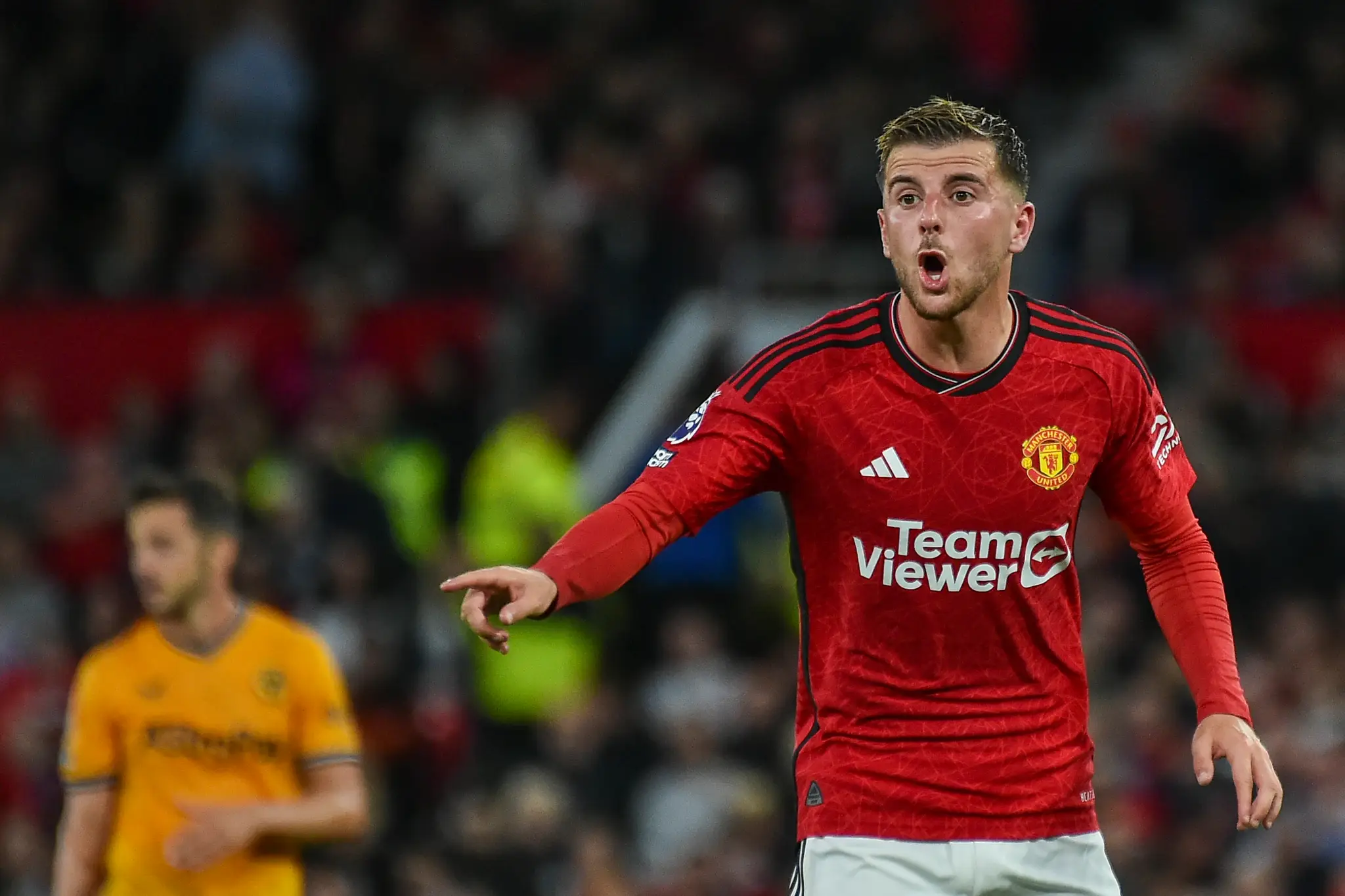 Mason Mount v drese Manchestru United