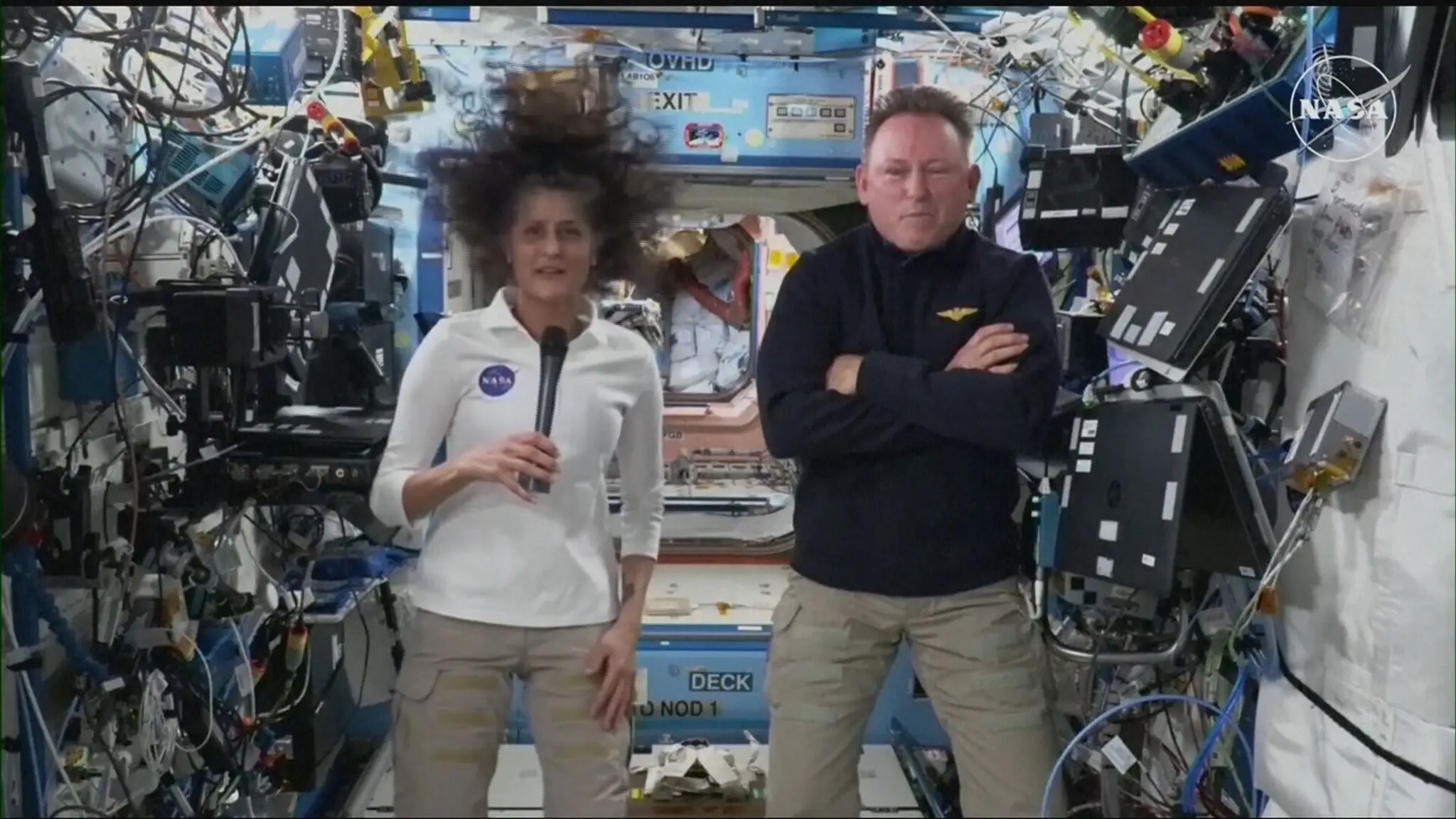Astronauti, ktorí uviazli na ISS